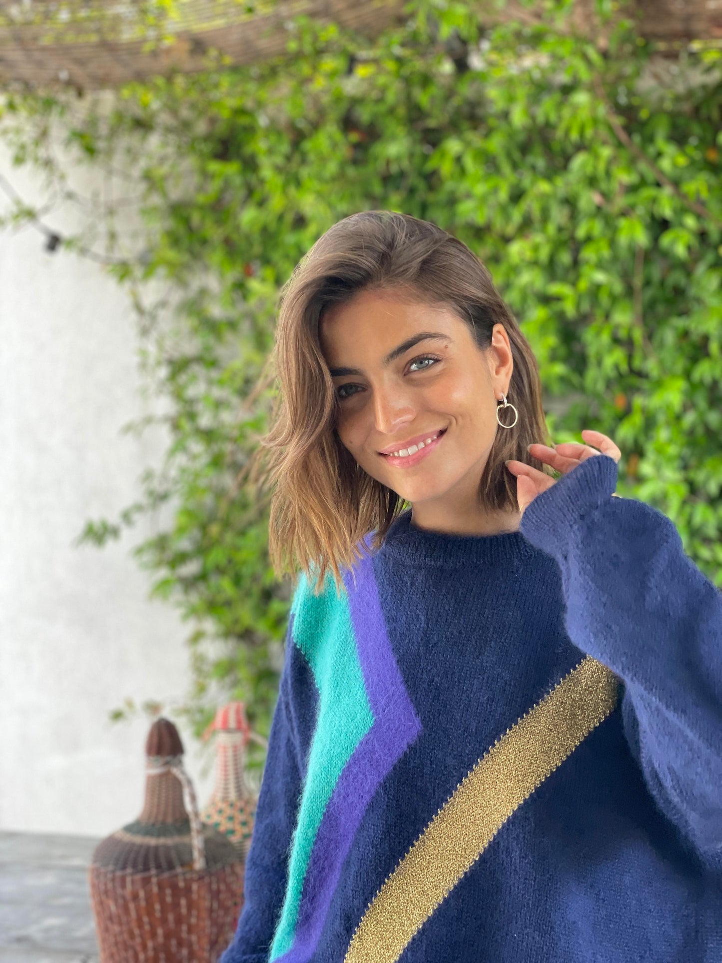 Pull Inès et or - 6 coloris.