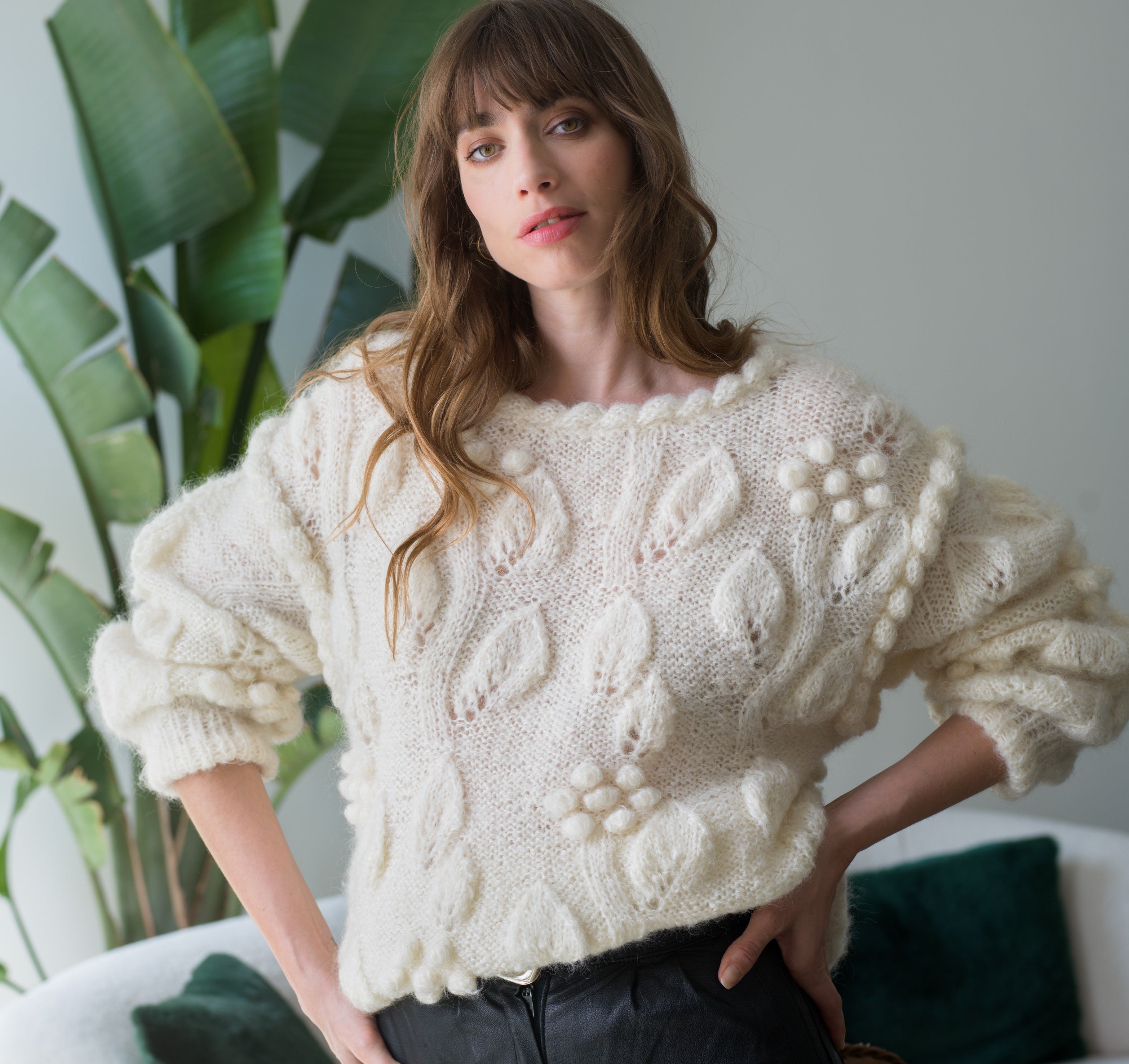 pull mohair femme