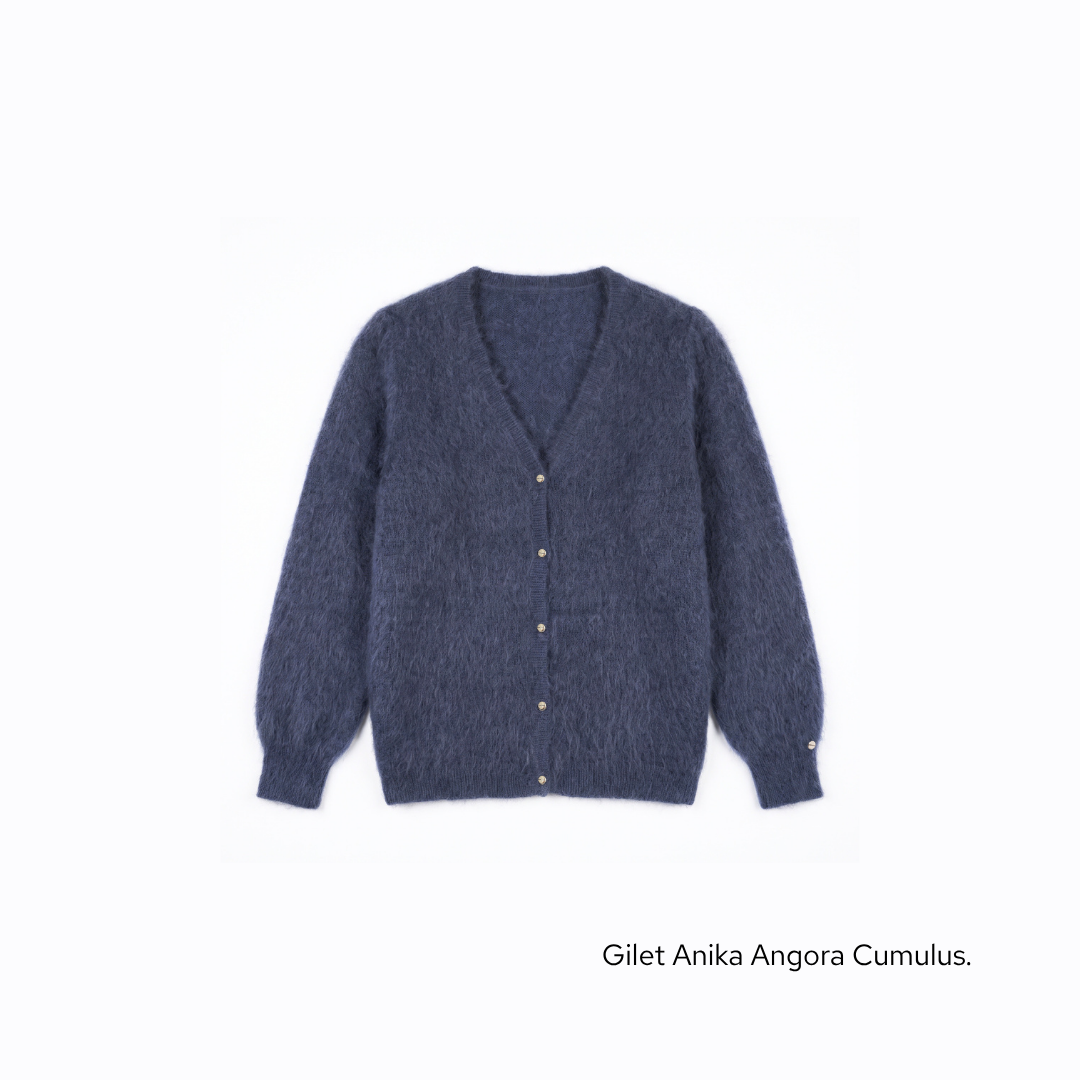 Gilet Anika 2-en-1 en Angora - 14 coloris.