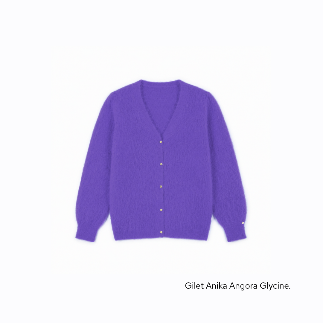 Gilet Anika 2-en-1 en Angora - 14 coloris.