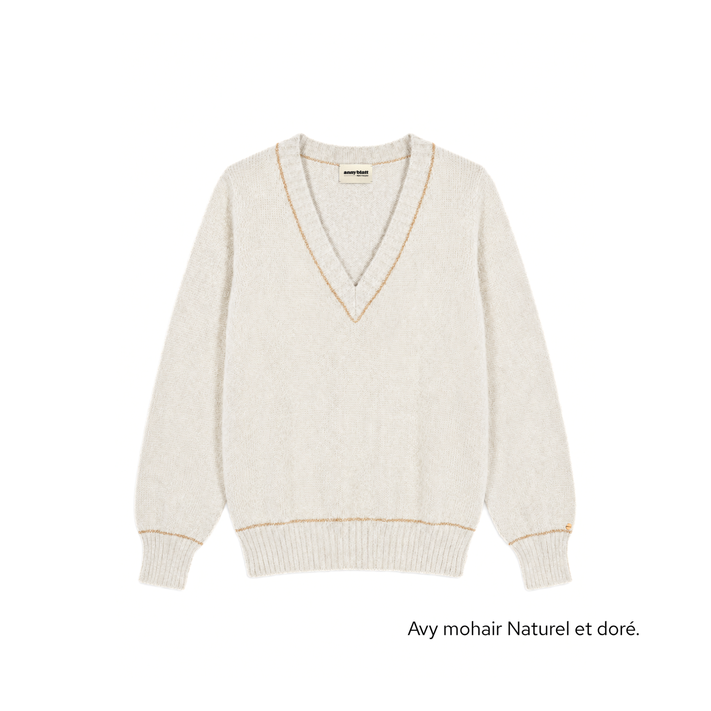 Pull Avy Mohair et or. 7 coloris