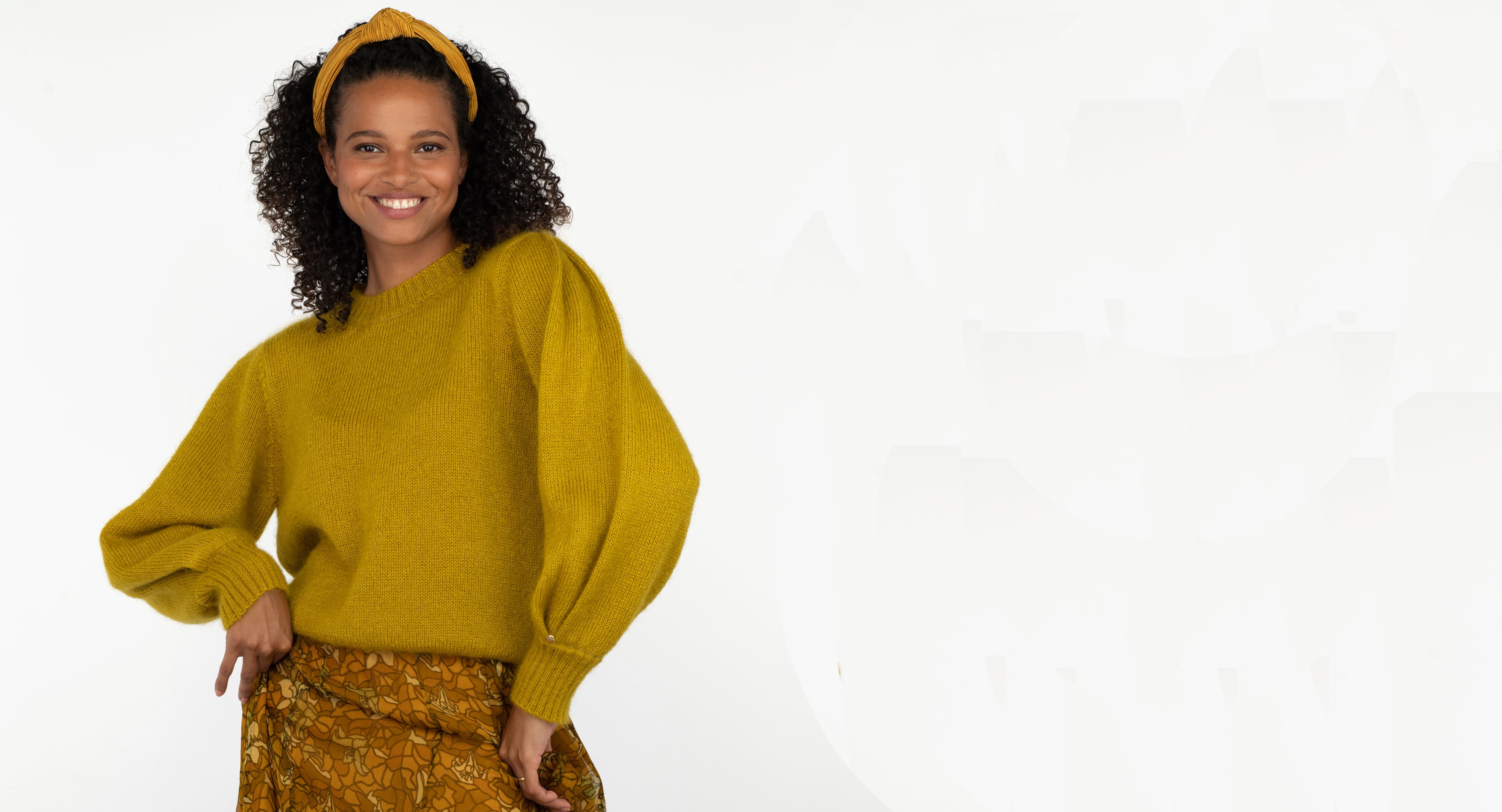 Pull Mohair et Soie Palmier pour Femme Alix 100% Made in France