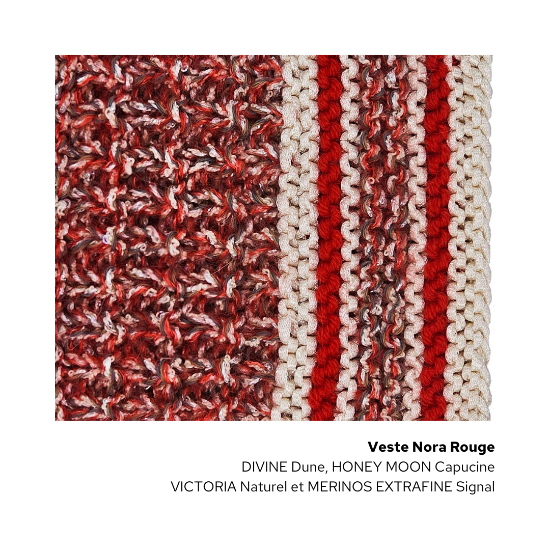 Veste Nora à tricoter.