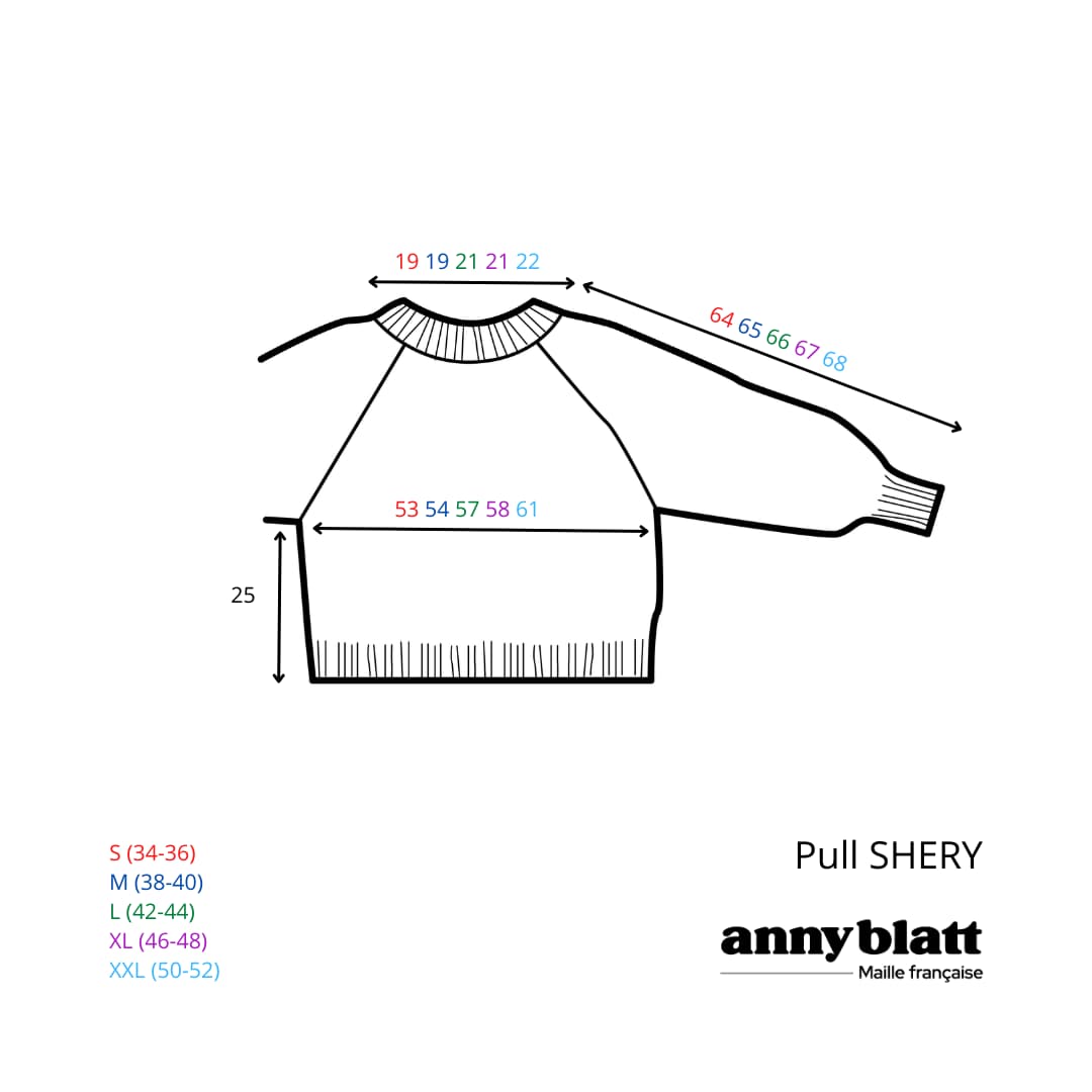 Pull Shery à tricoter.