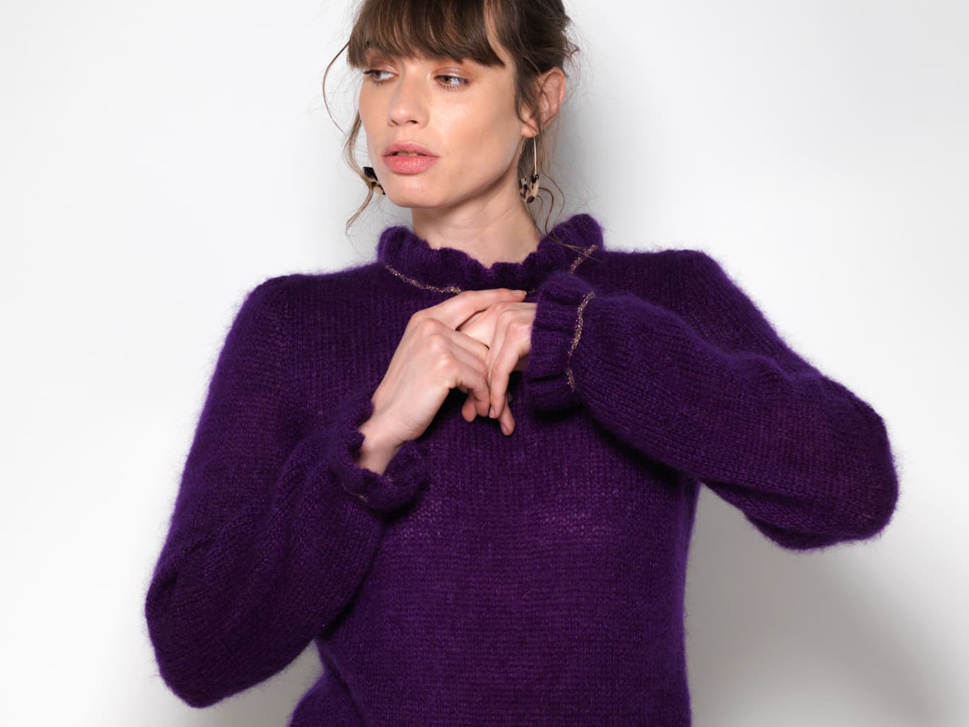 Pull Anémone à tricoter