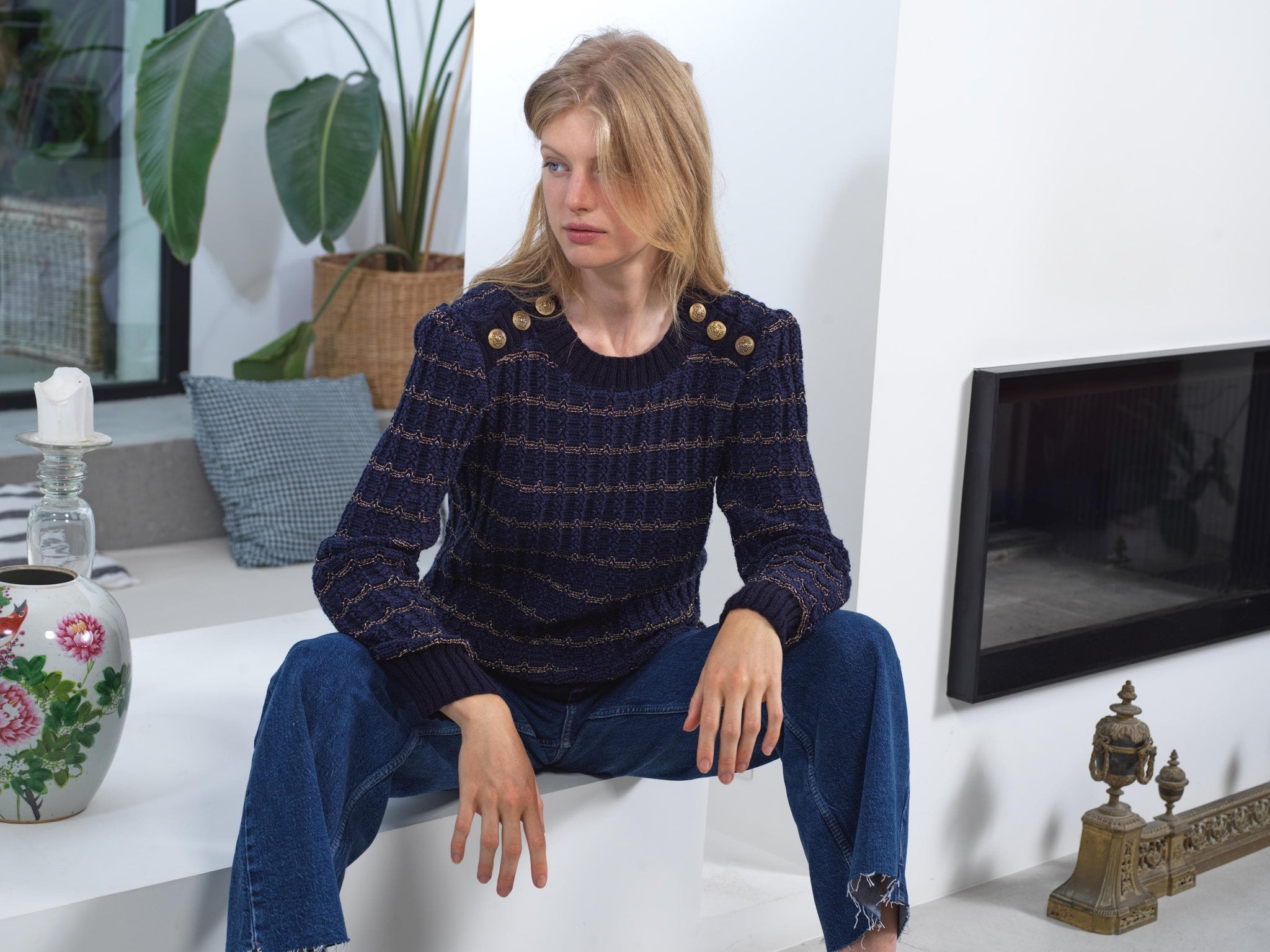 Pull femme en M rinos Baby Blatt tricoter Anny Blatt