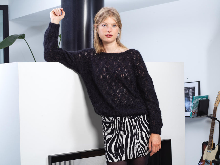 Charger l&#39;image dans la galerie, Pull Léonie à tricoter
