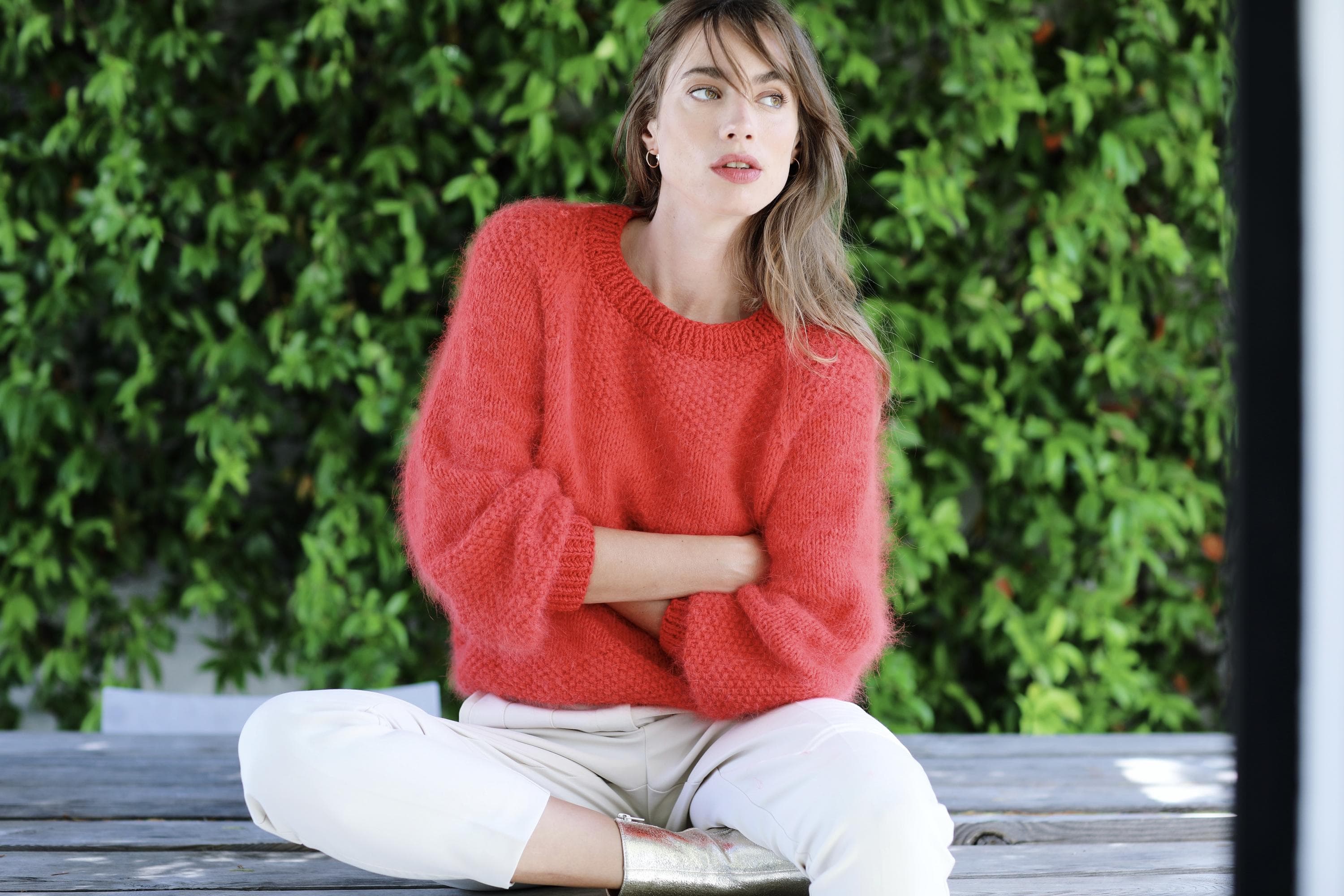 Un pull Anny Blatt à tricoter en Angora et Mérinos pour un confort absolu.