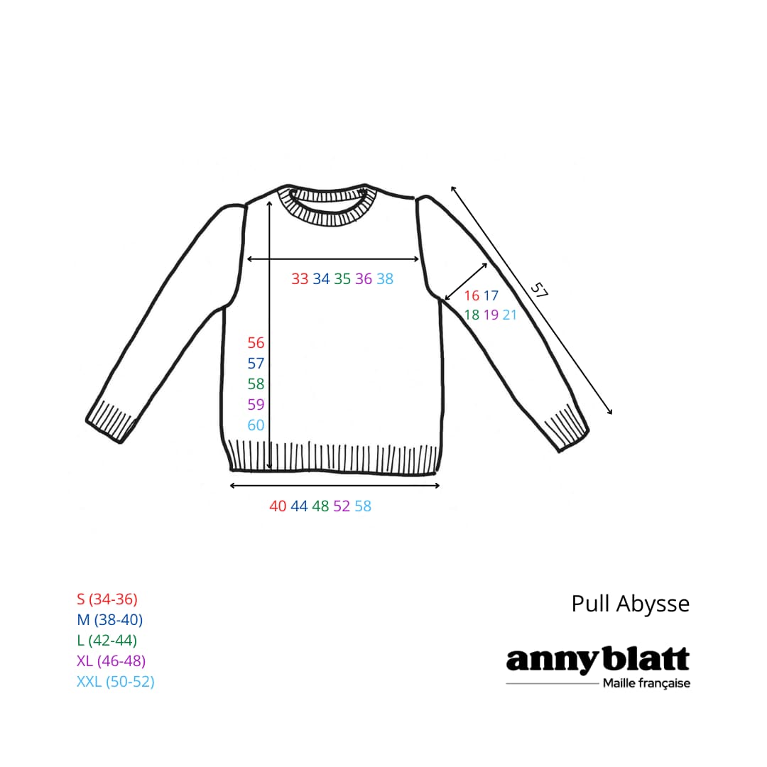 Pull Abysse à tricoter.