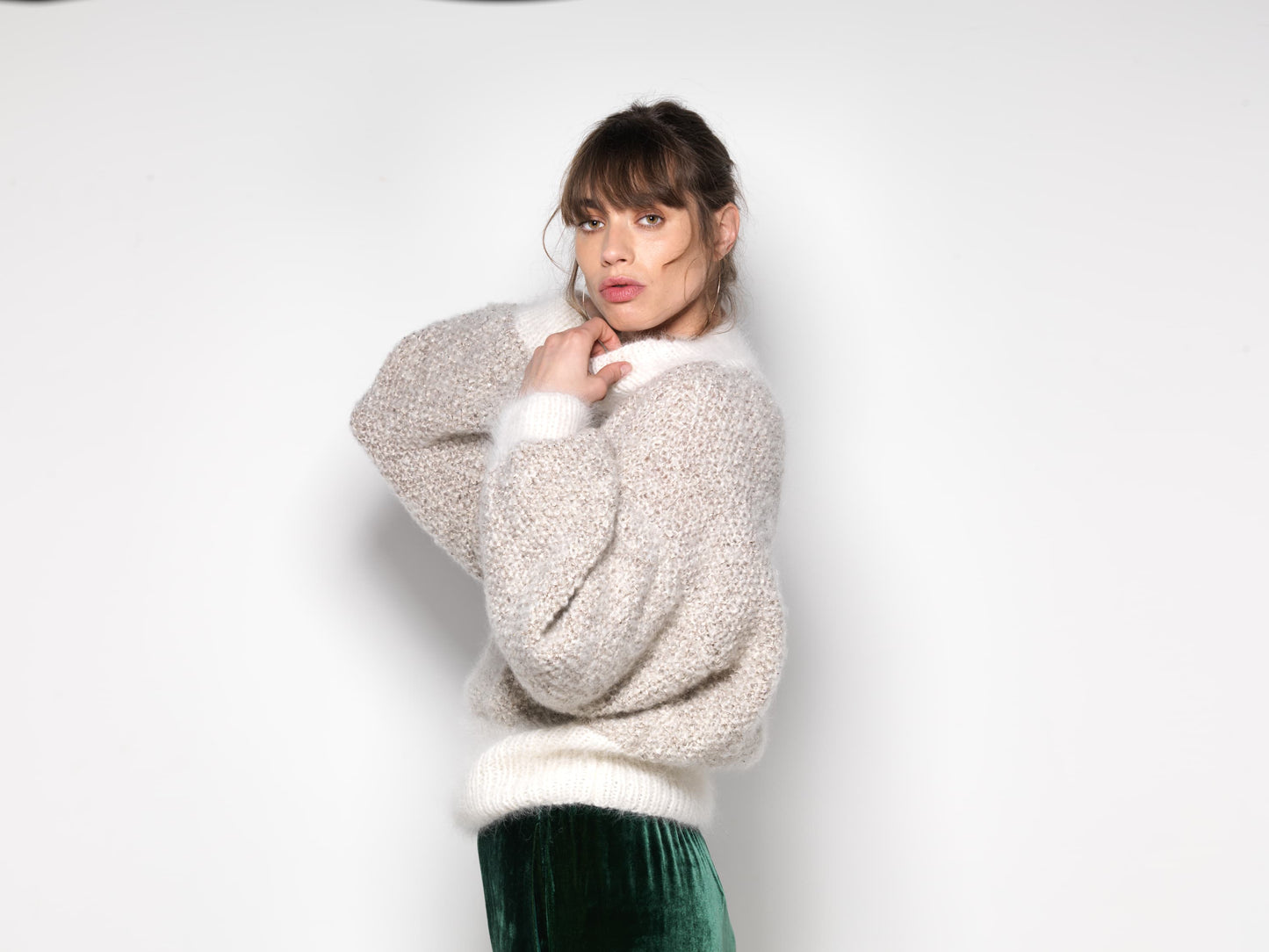 Pull Becky à tricoter.