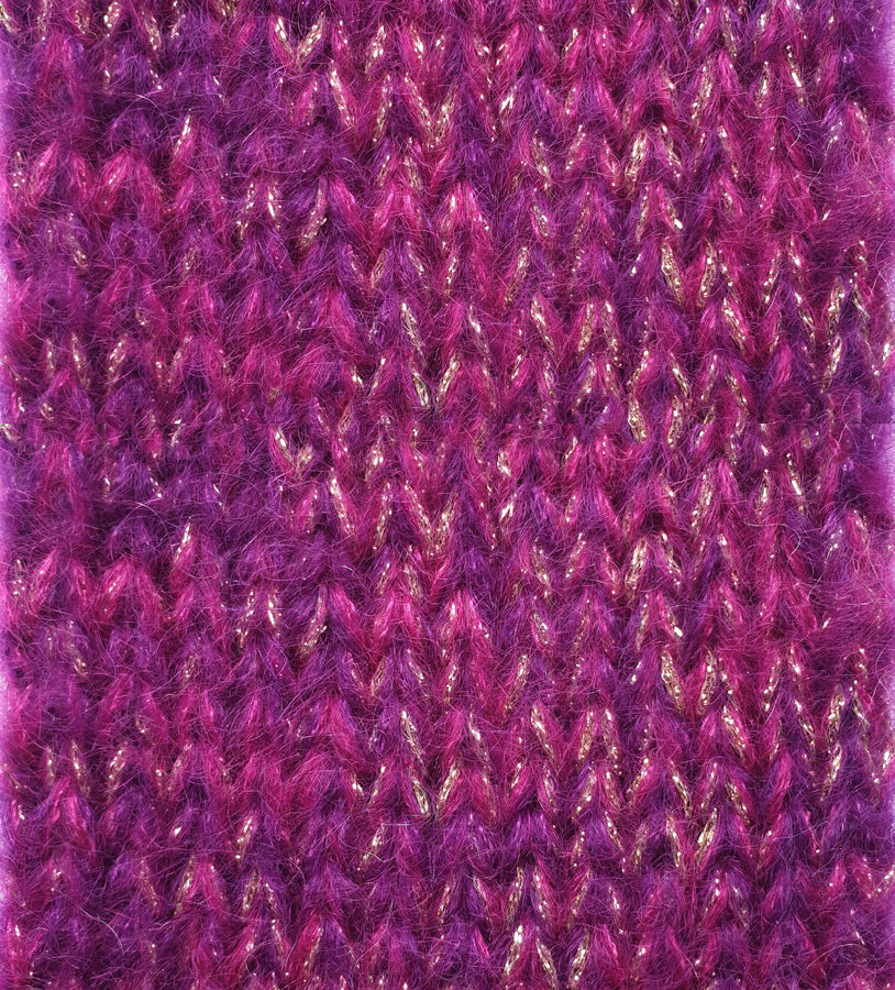 Charger l&#39;image dans la galerie, Pull mohair et soie à tricoter violet Shery.jpg
