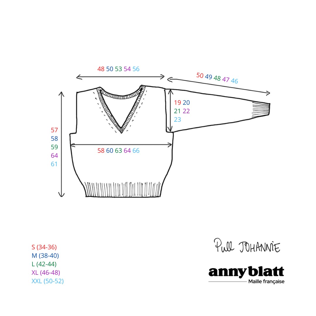 Pull Johannie à tricoter