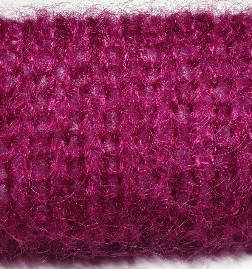 Charger l&#39;image dans la galerie, Tricot mohair et soie Trèfle des champs honey moon 1
