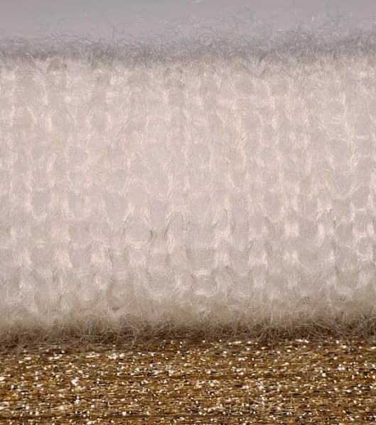 Charger l&#39;image dans la galerie, Gilet à tricoter Kid mohair Naturel et or Ariane

