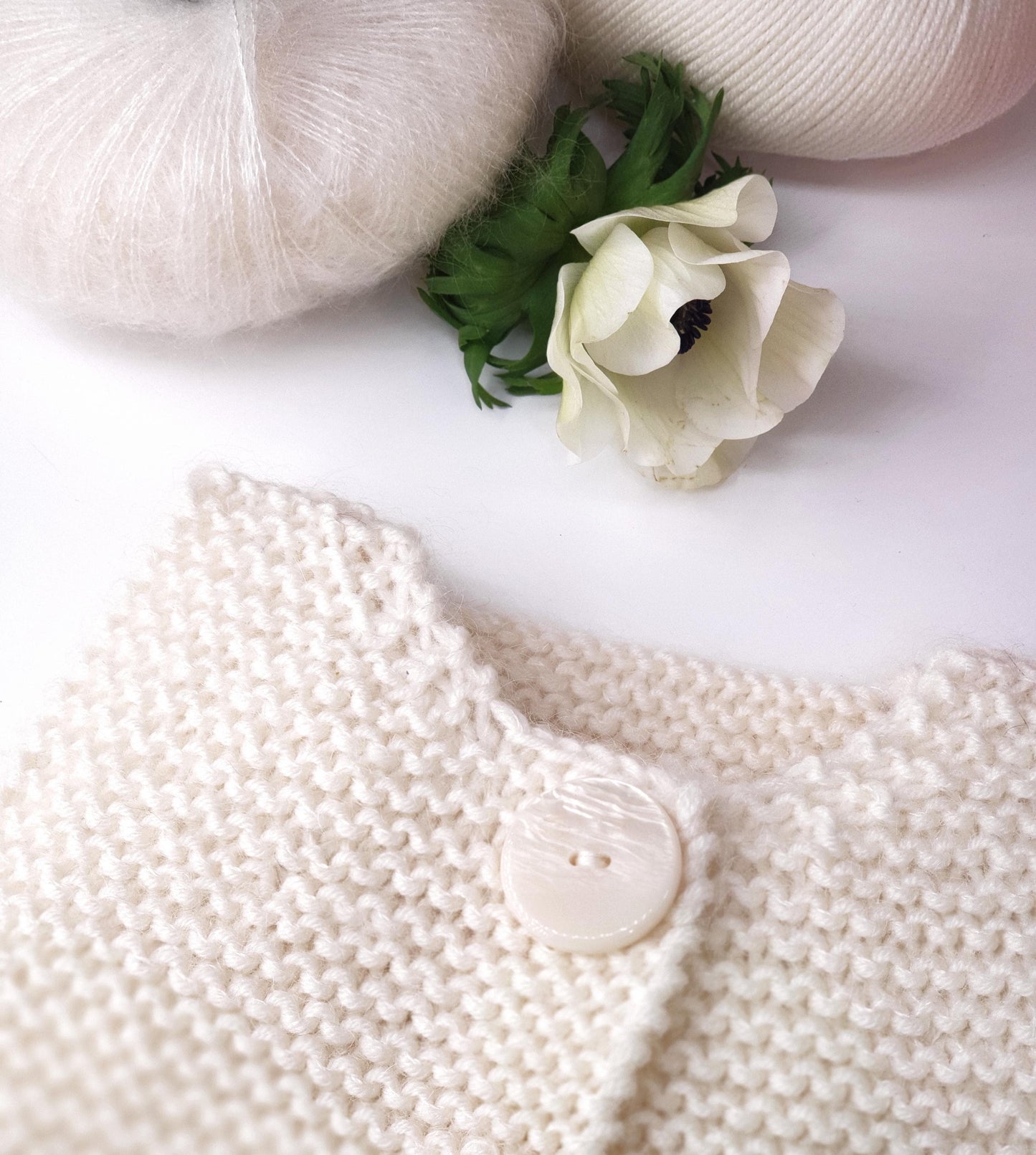 Gilet bébé Baobab à tricoter.