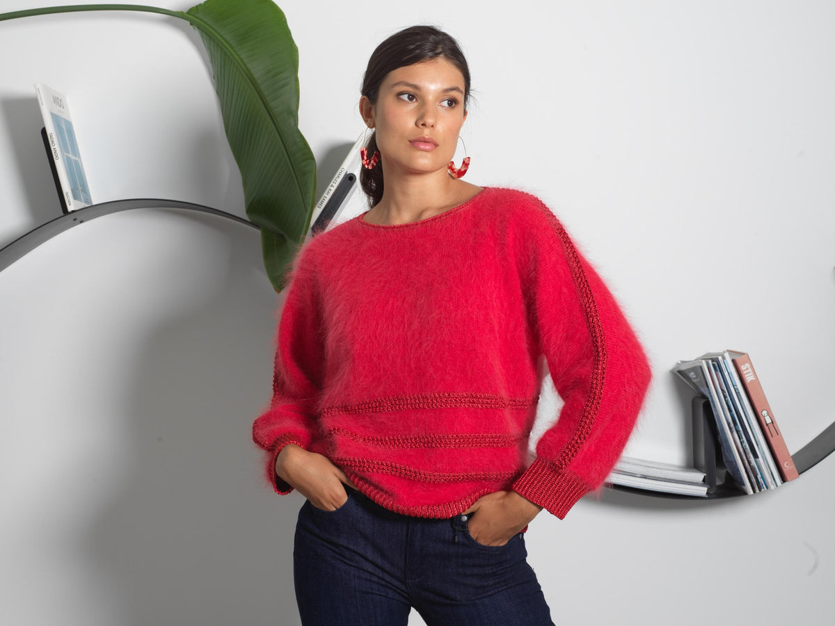 Wallys : le pull en Angora par Anny Blatt