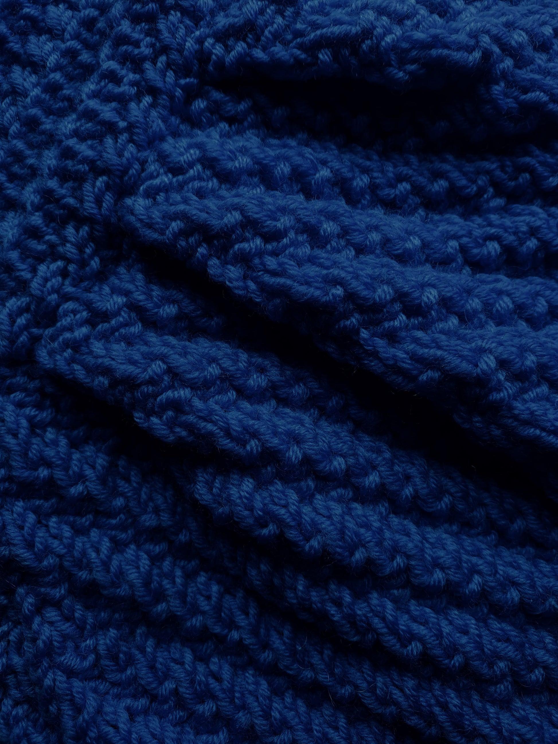 pull à tricoter merinos bleu saphir victoire