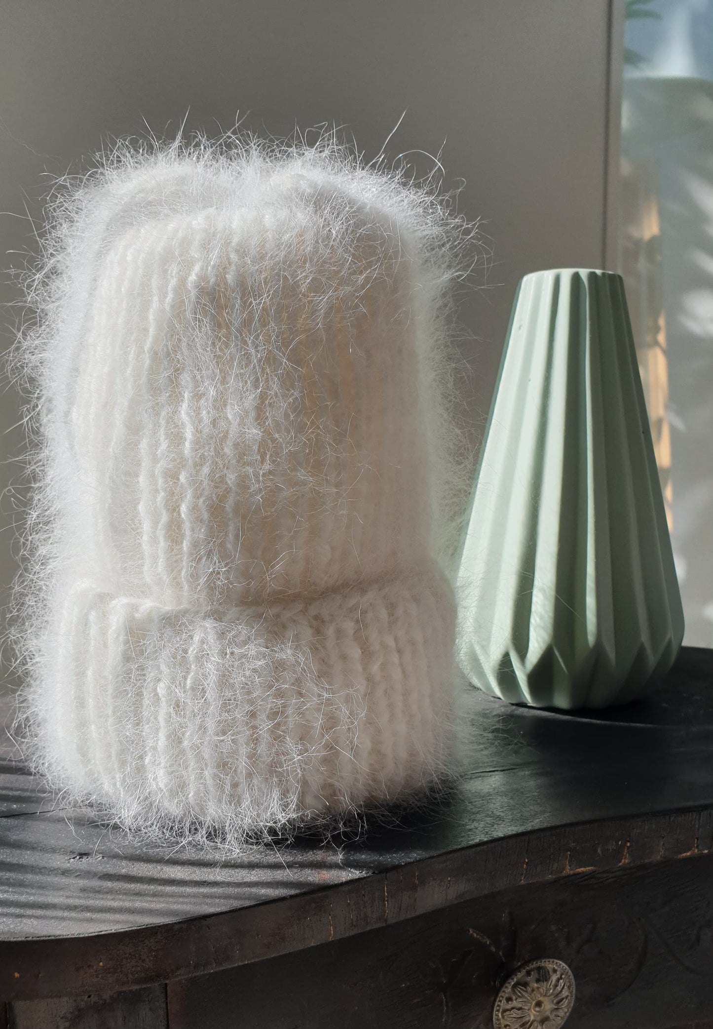 Bonnet Courchevel Angora  à tricoter.