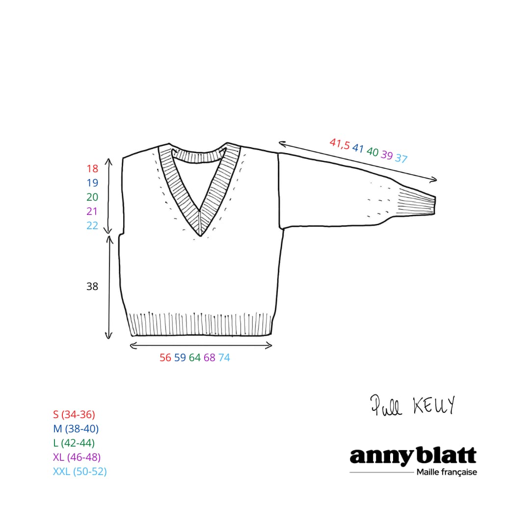 Pull Kelly à tricoter