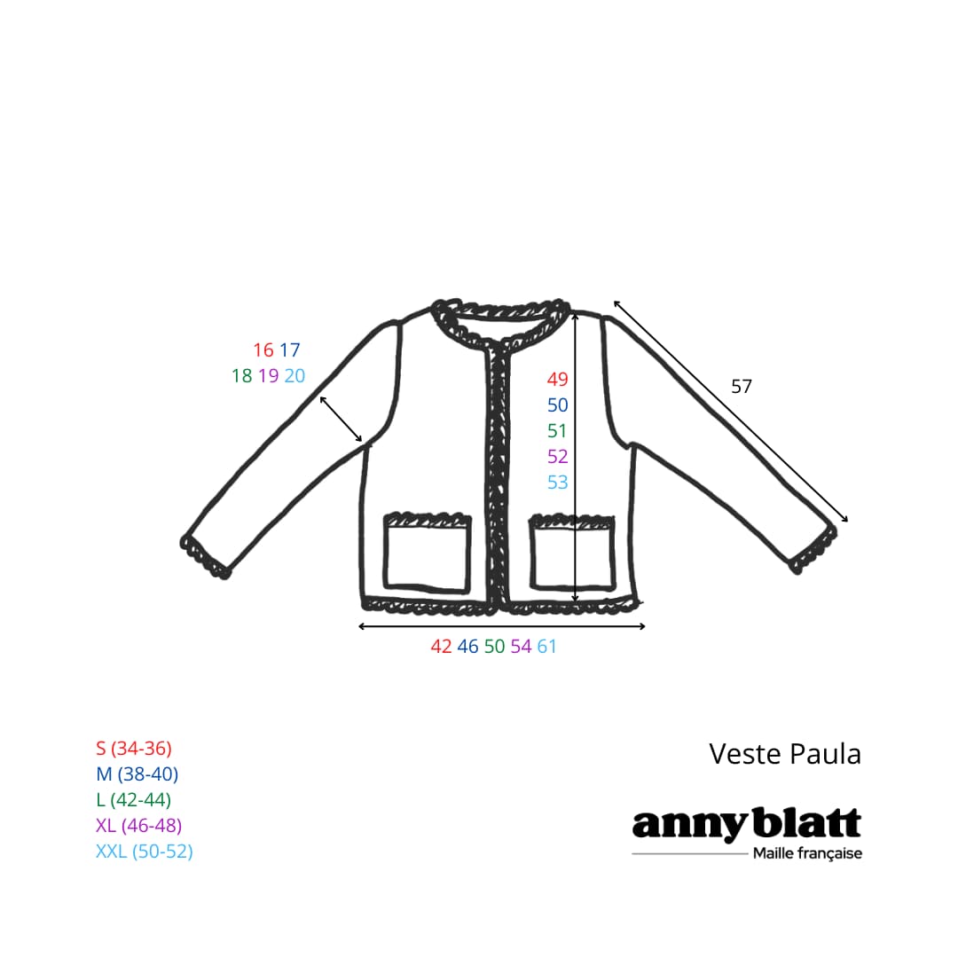 Veste Paula à tricoter.