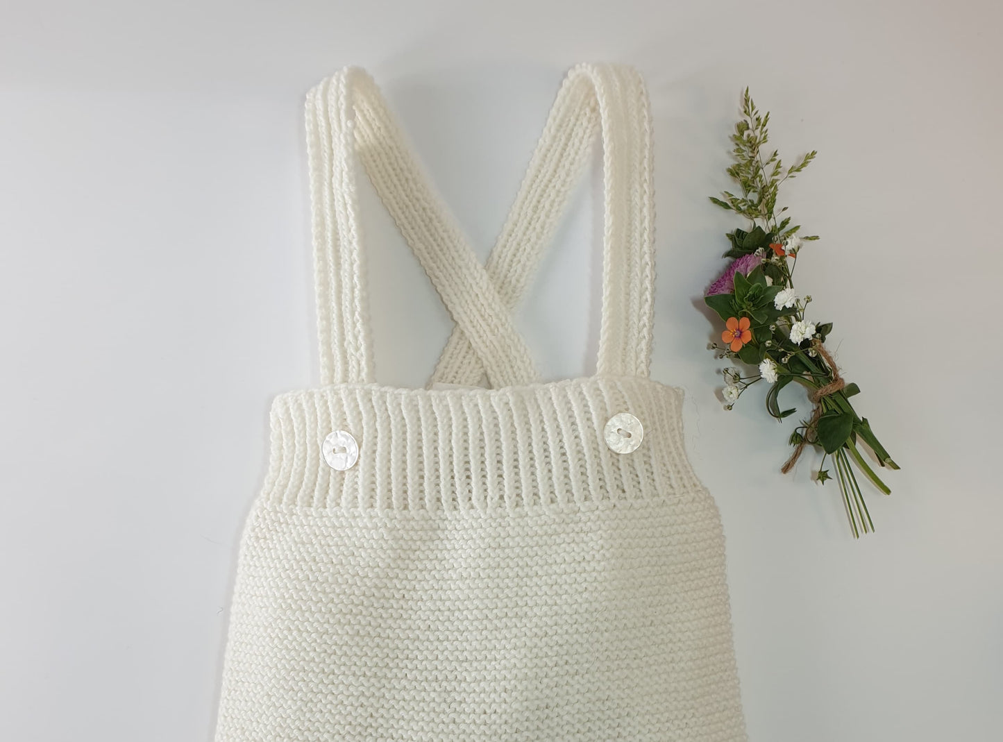 Pantalon bébé mérinos blanc pepino 5