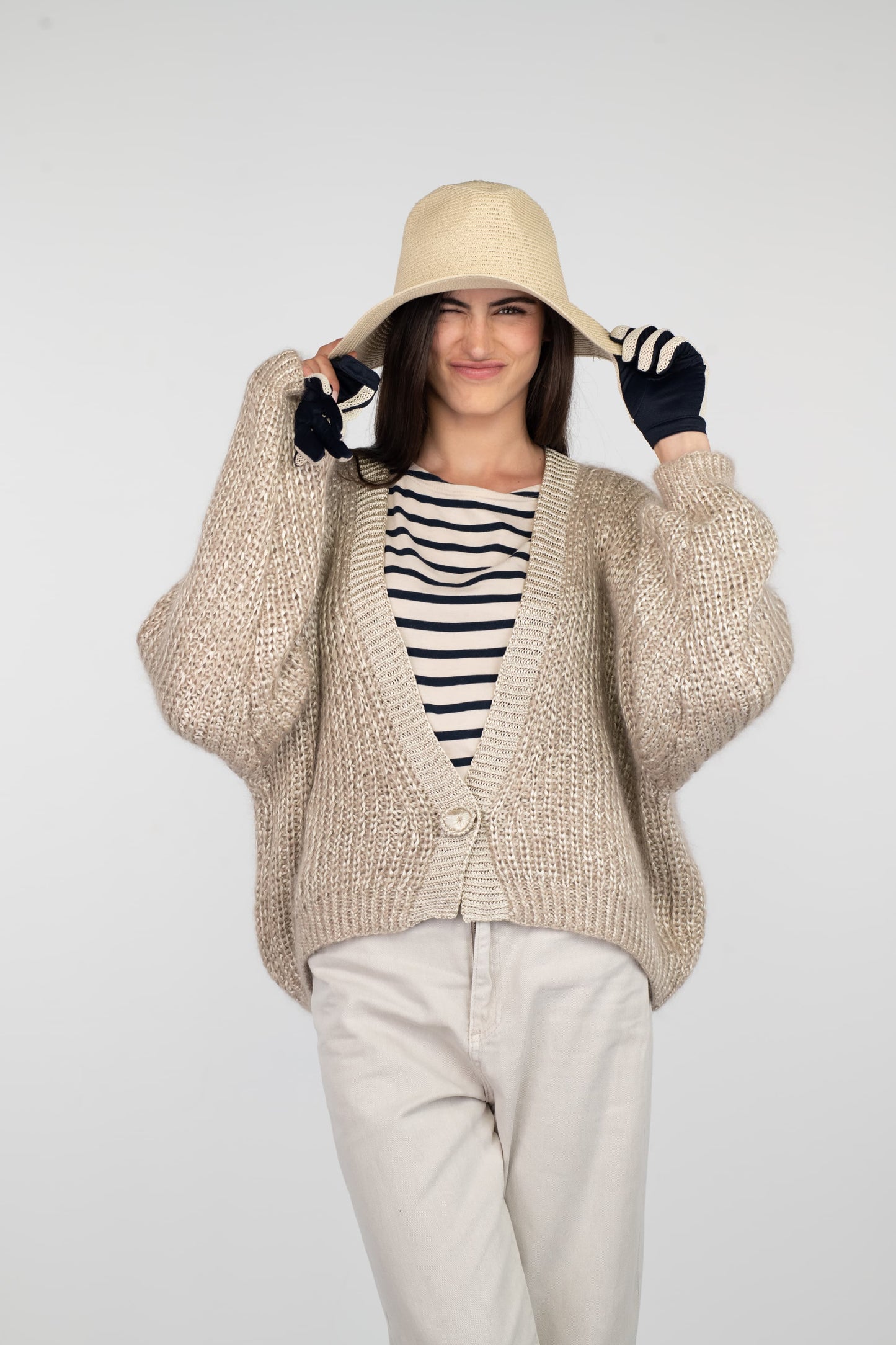 Gilet Melrose à tricoter.