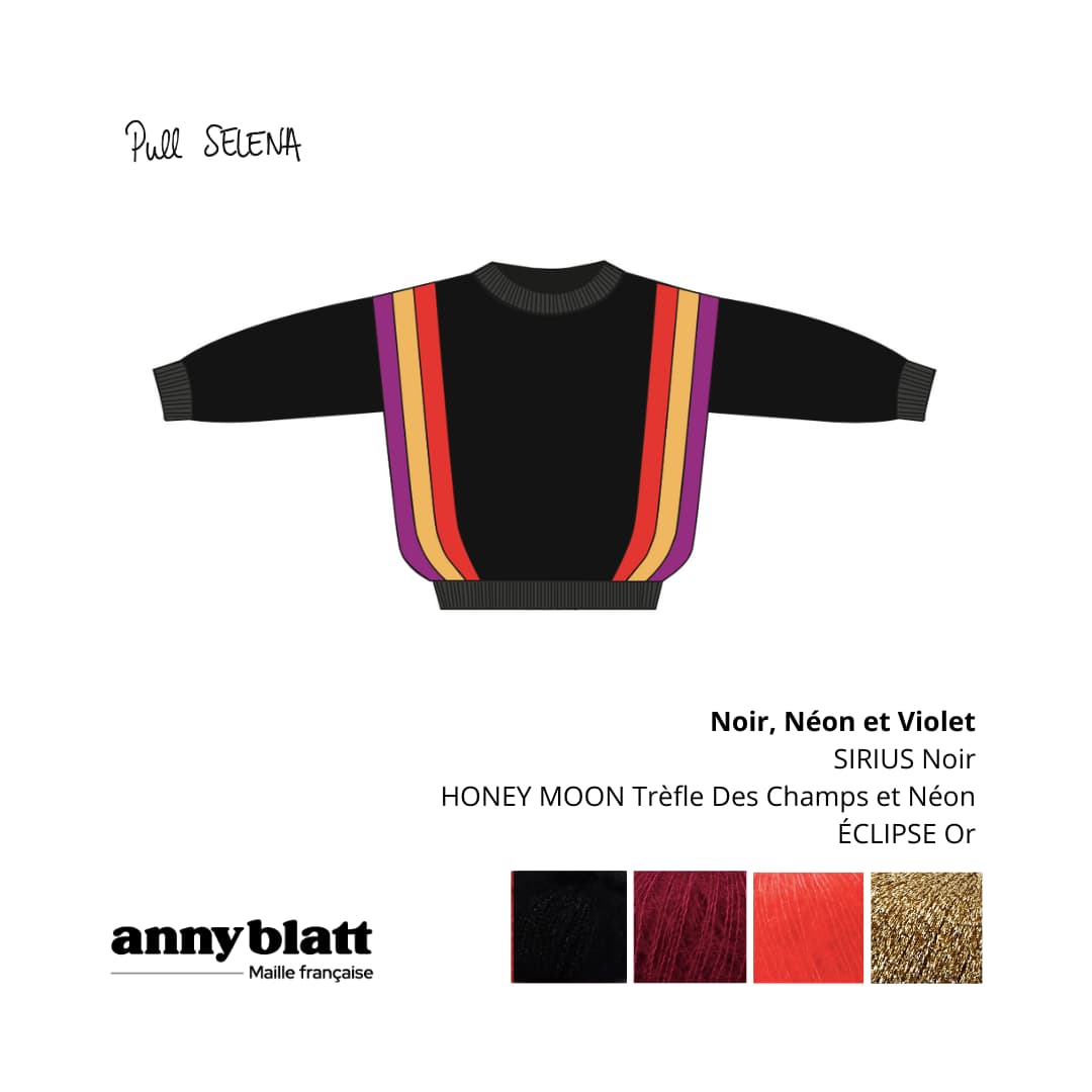 Pull Selena Noir néon et violet.png