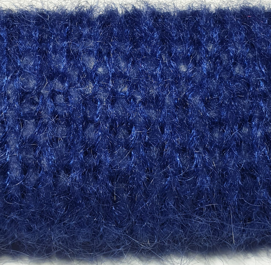 Charger l&#39;image dans la galerie, Tricot mohair et soie Marine honey moon 1
