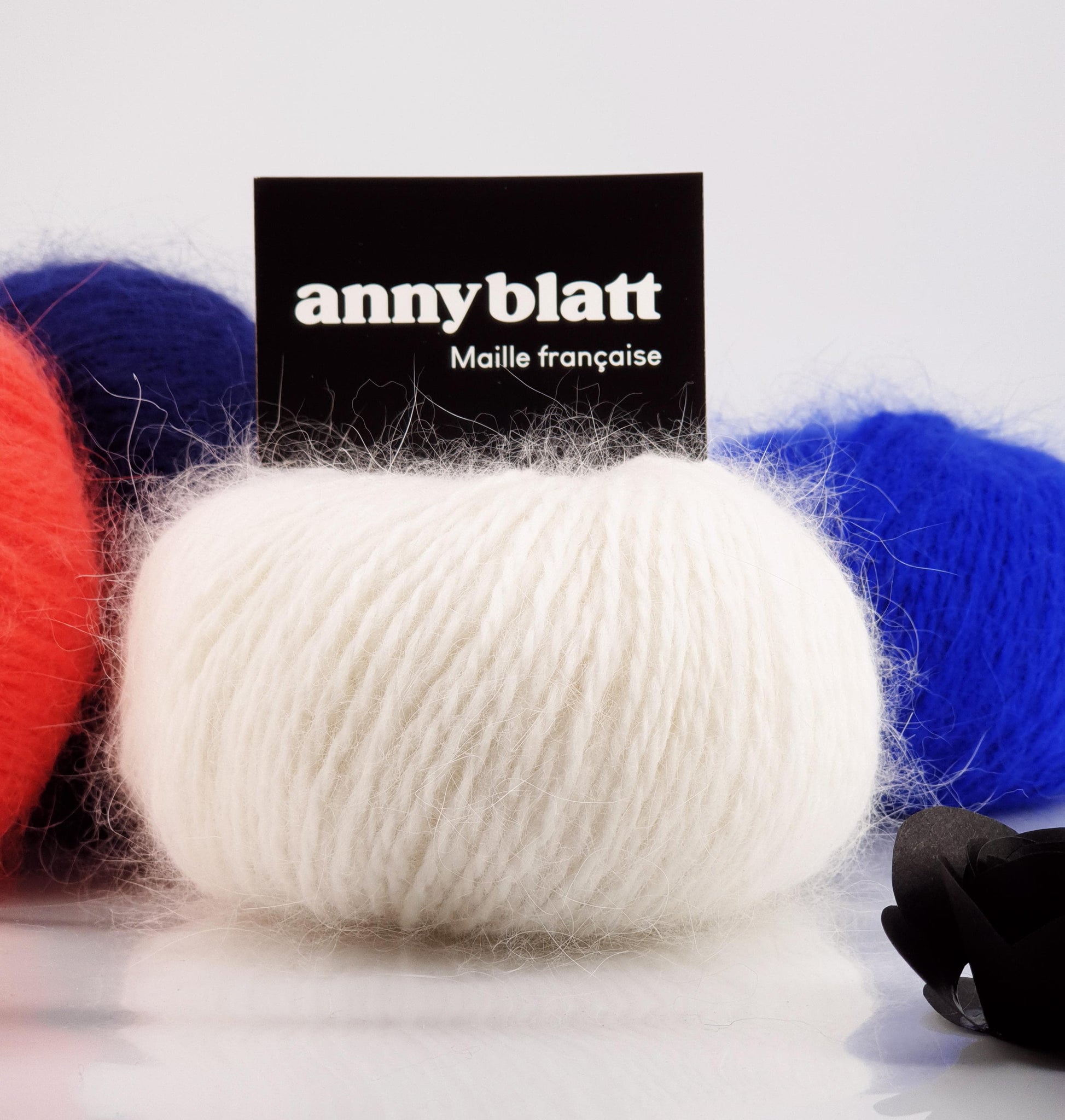 OMABETA Fil de laine angora Tricot de Fil Long en Laine Mohair