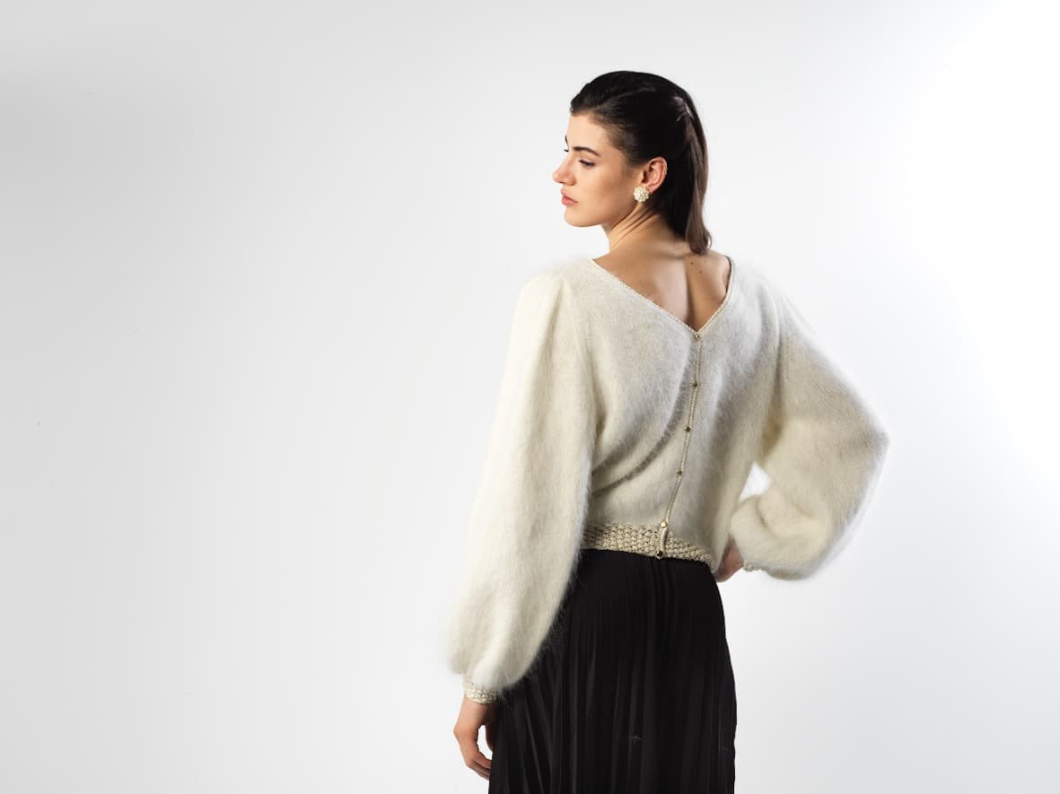 Cardigan Anny à tricoter.