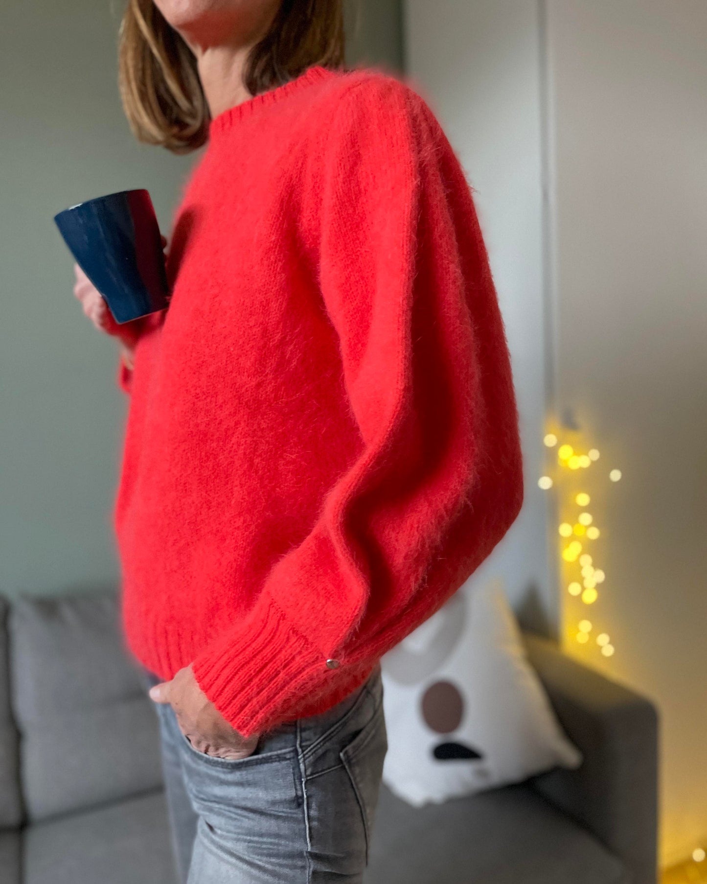 Pull Alix Angora Capucine