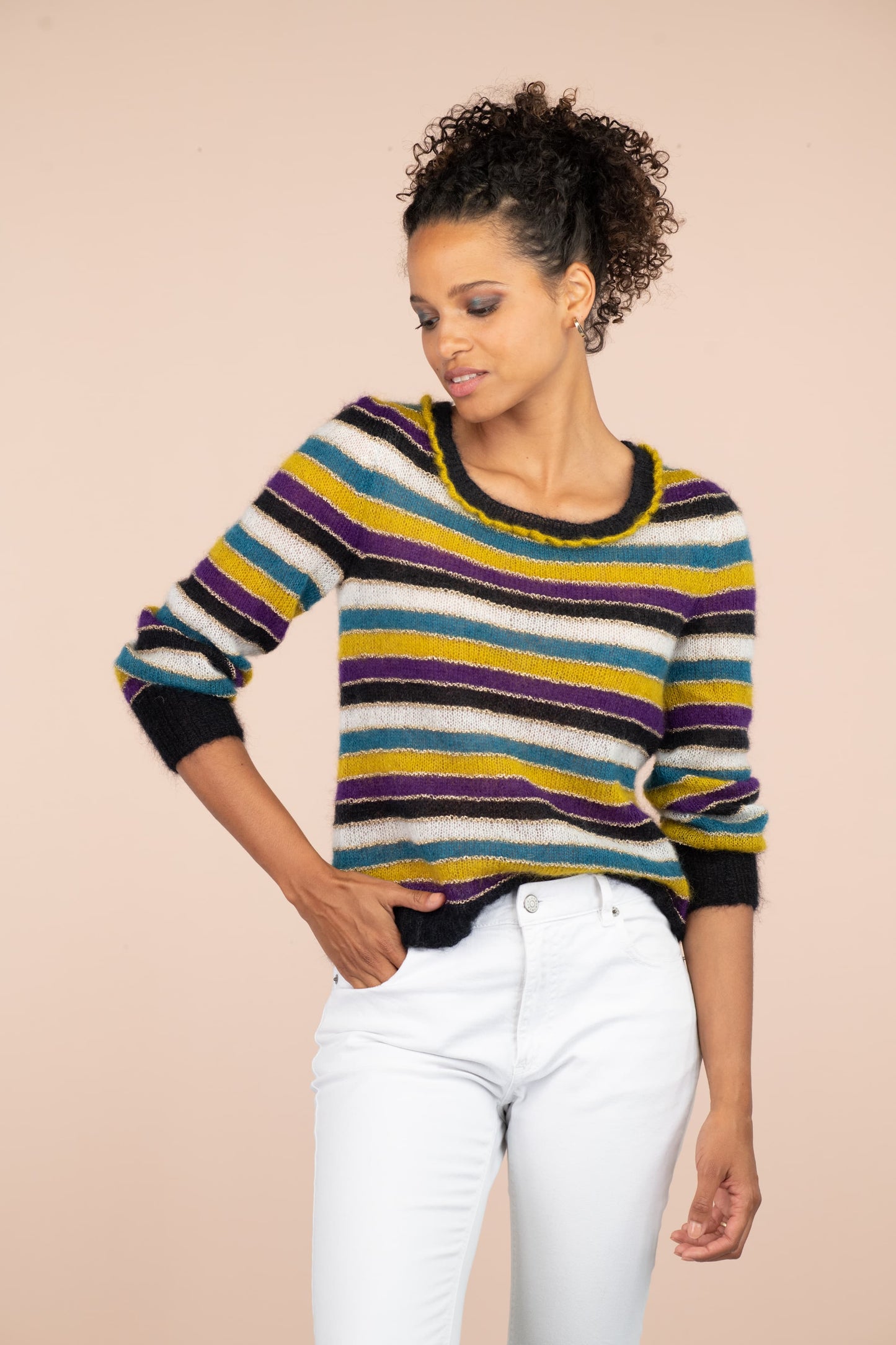 Pull Suzanne à tricoter.