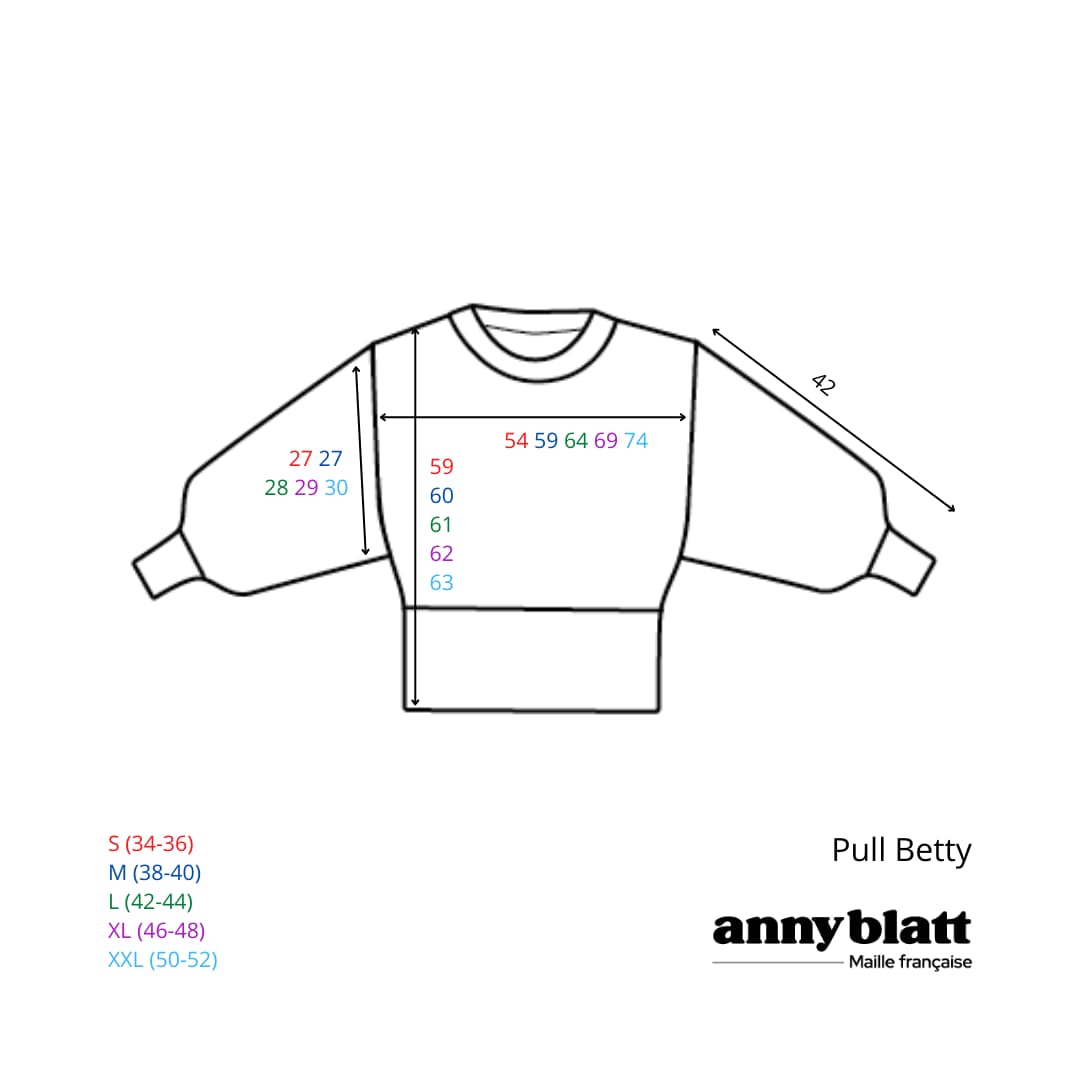 Pull Betty à tricoter.