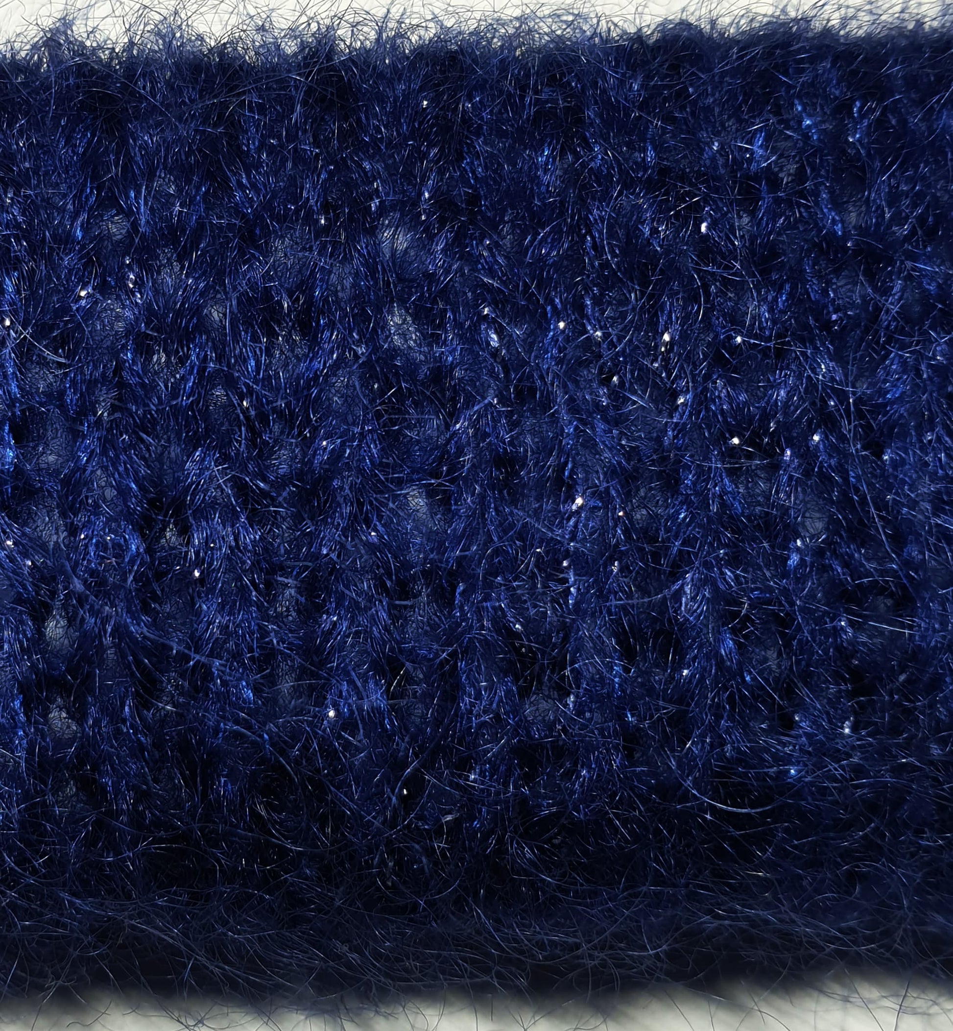 Tricot mohair Nuit Marine honey moon et sirius