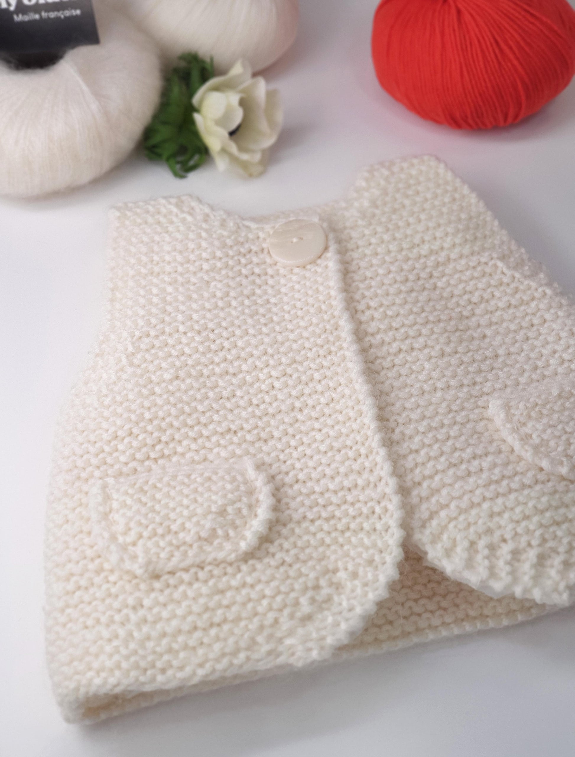 Modèle Tricot Layette Tricoter Gilet Bebe Mois Kit Tricot Gilet