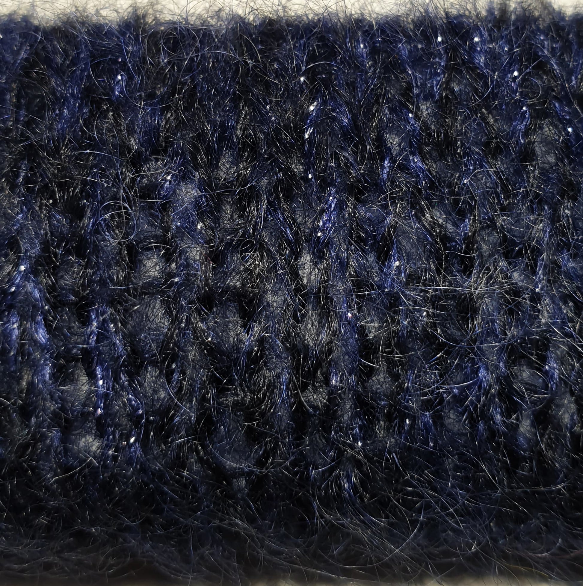 Tricot mohair Noir et nuit honey moon et sirius