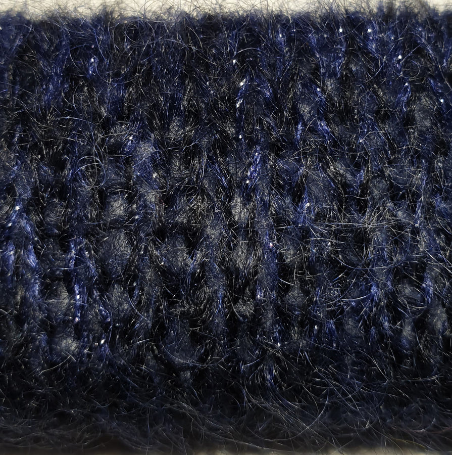 Charger l&#39;image dans la galerie, Tricot mohair Noir et nuit honey moon et sirius
