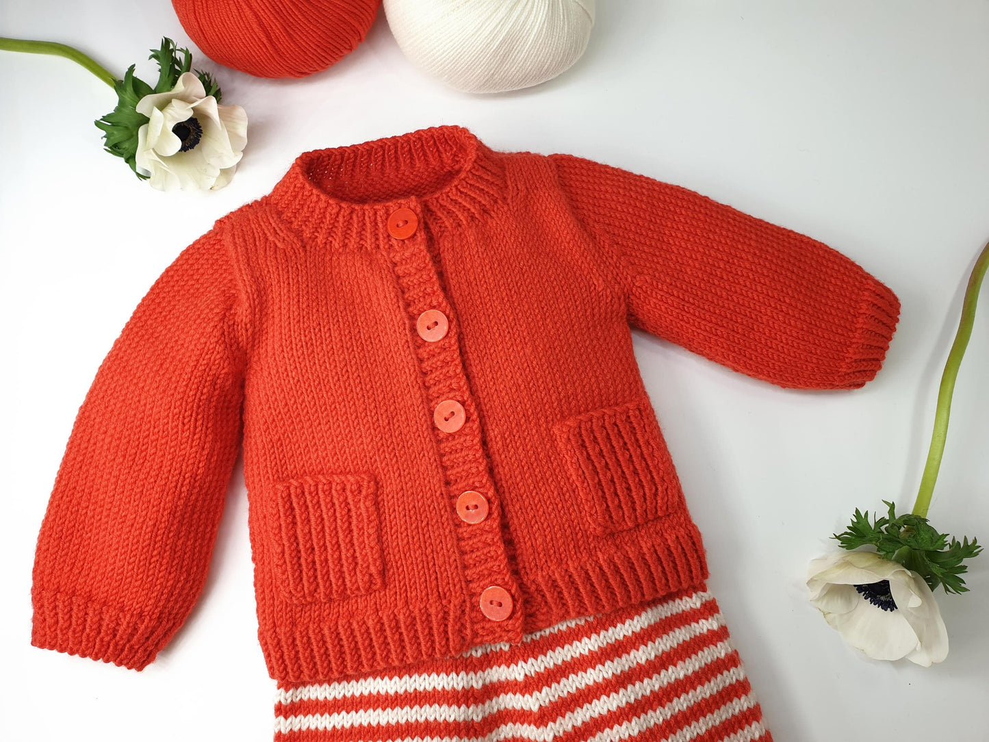 Cardigan bébé Kaki.