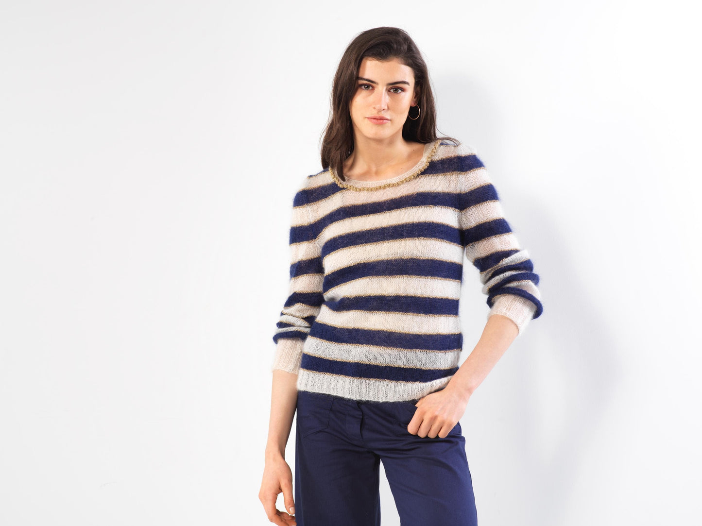 Pull Lisa à tricoter.
