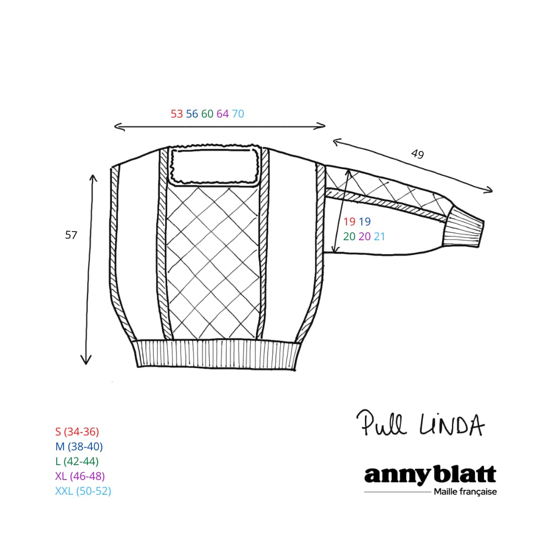 Pull Linda à tricoter