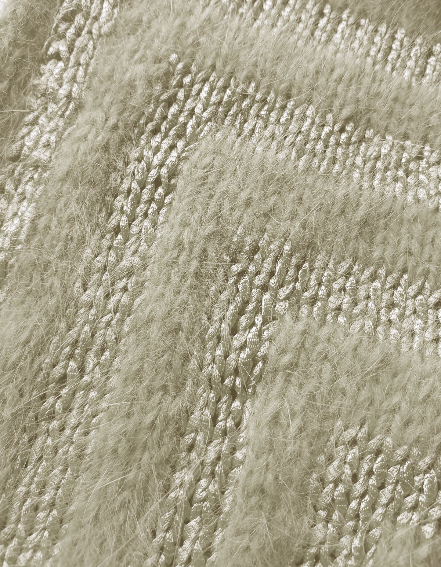 Pull à tricoter angora maturel Abysse