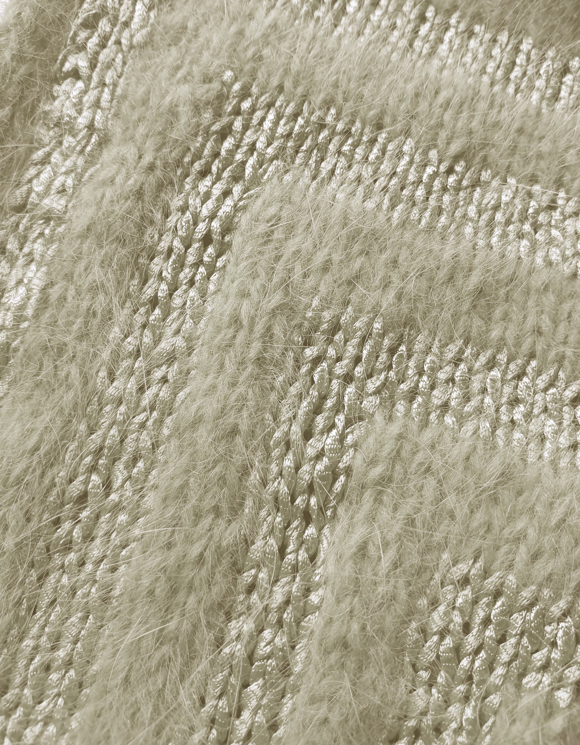 Pull à tricoter angora maturel Abysse