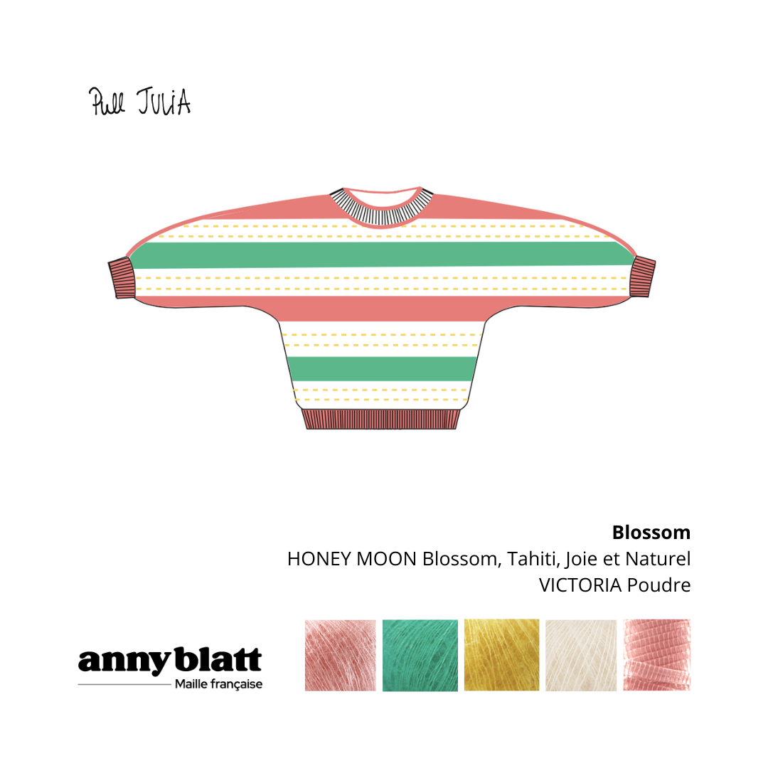 Pull Julia à tricoter.