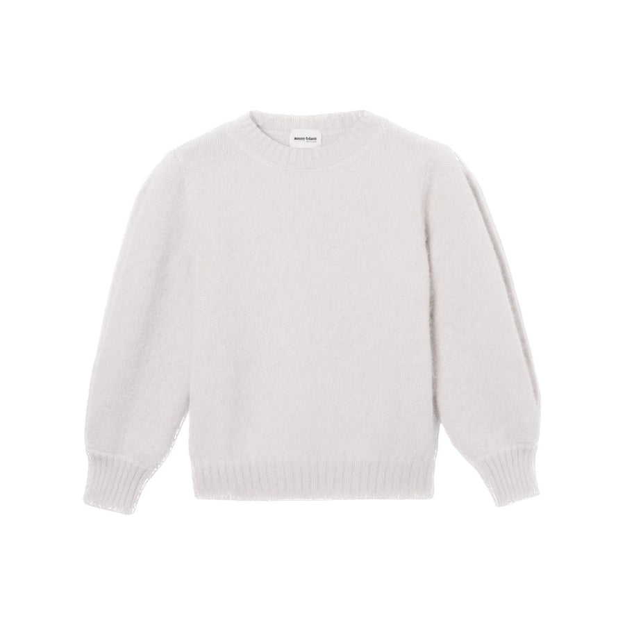 Charger l&#39;image dans la galerie, Pull Alix Angora Naturel et doré
