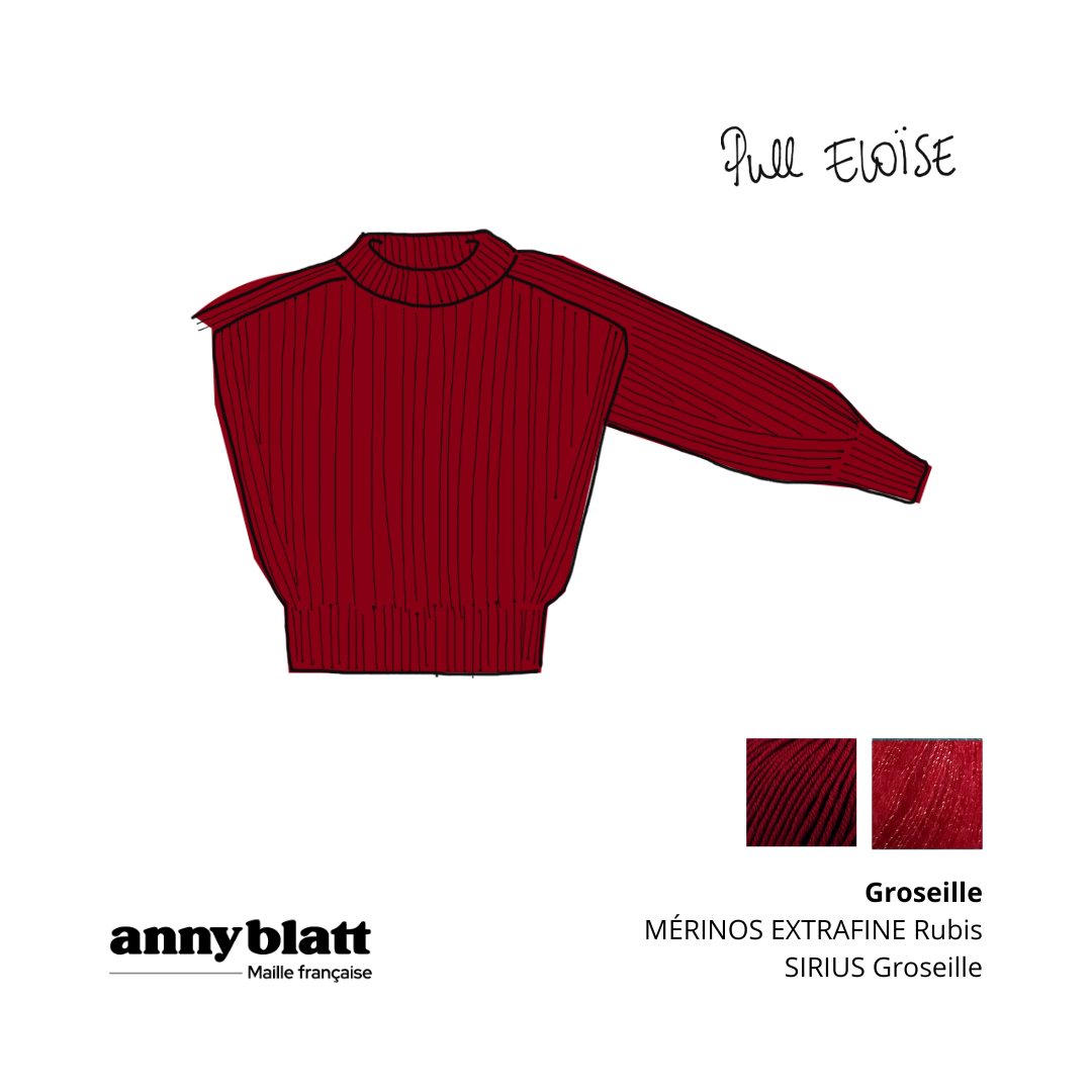 Pull Éloïse à tricoter