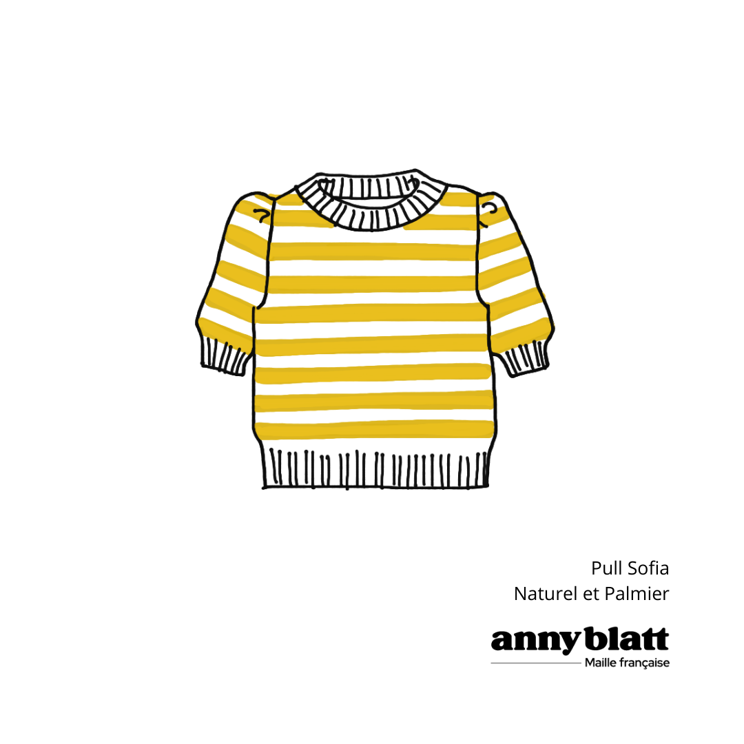 Pull Sofia à tricoter.