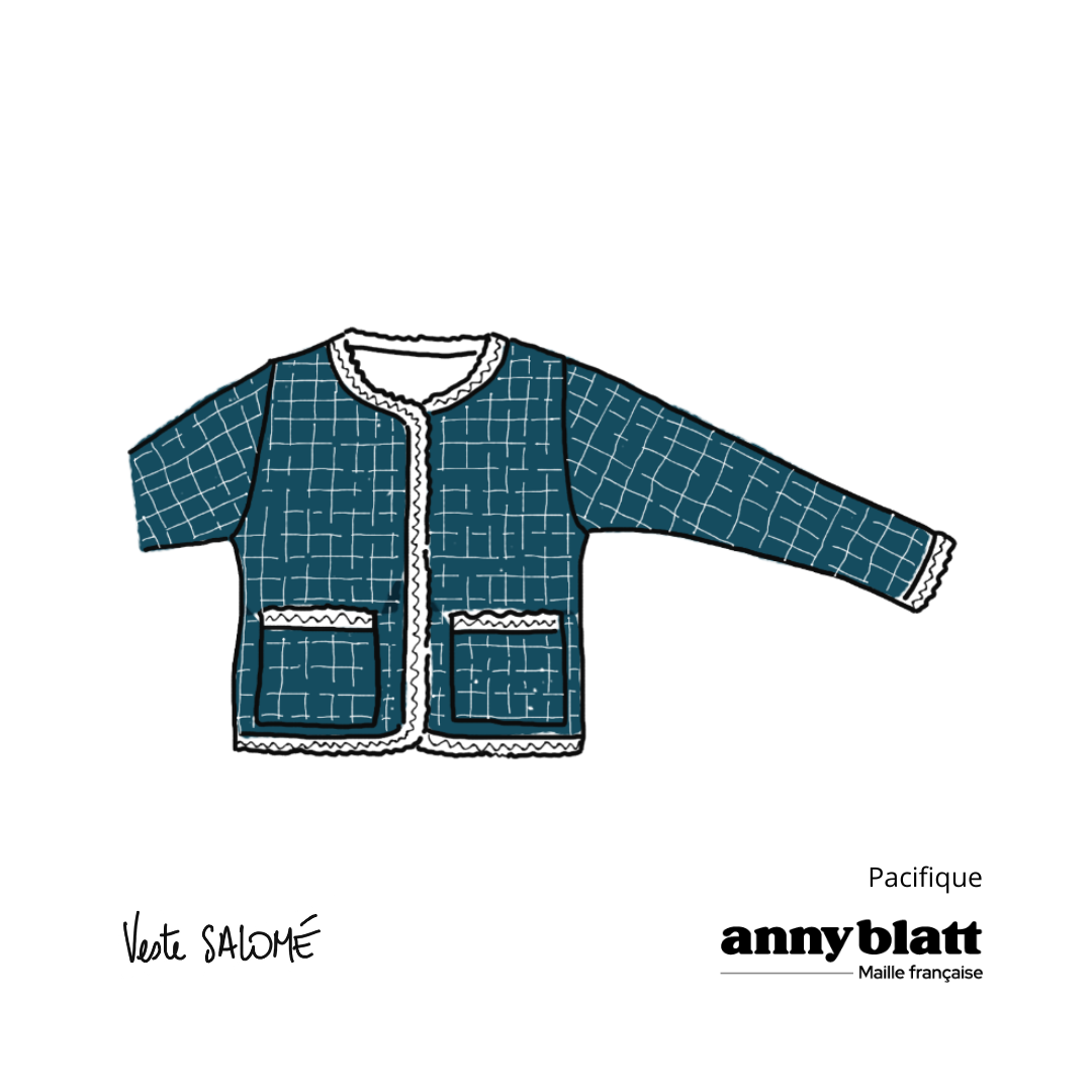 Veste Salomé à tricoter.