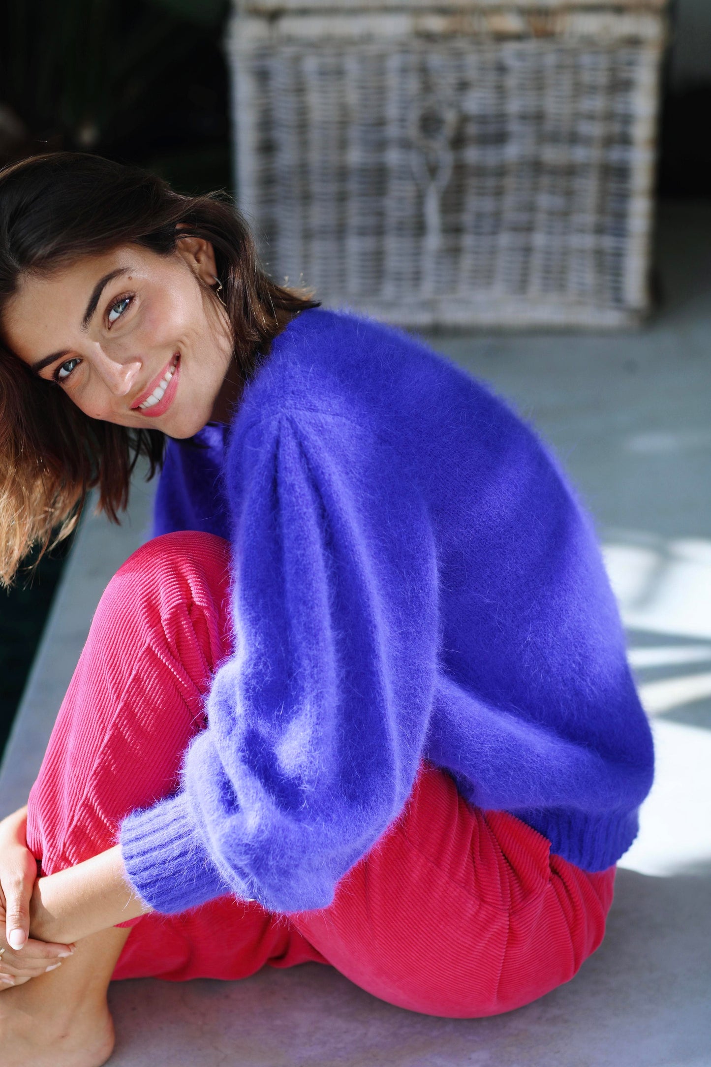 Pull Alix Angora Glycine