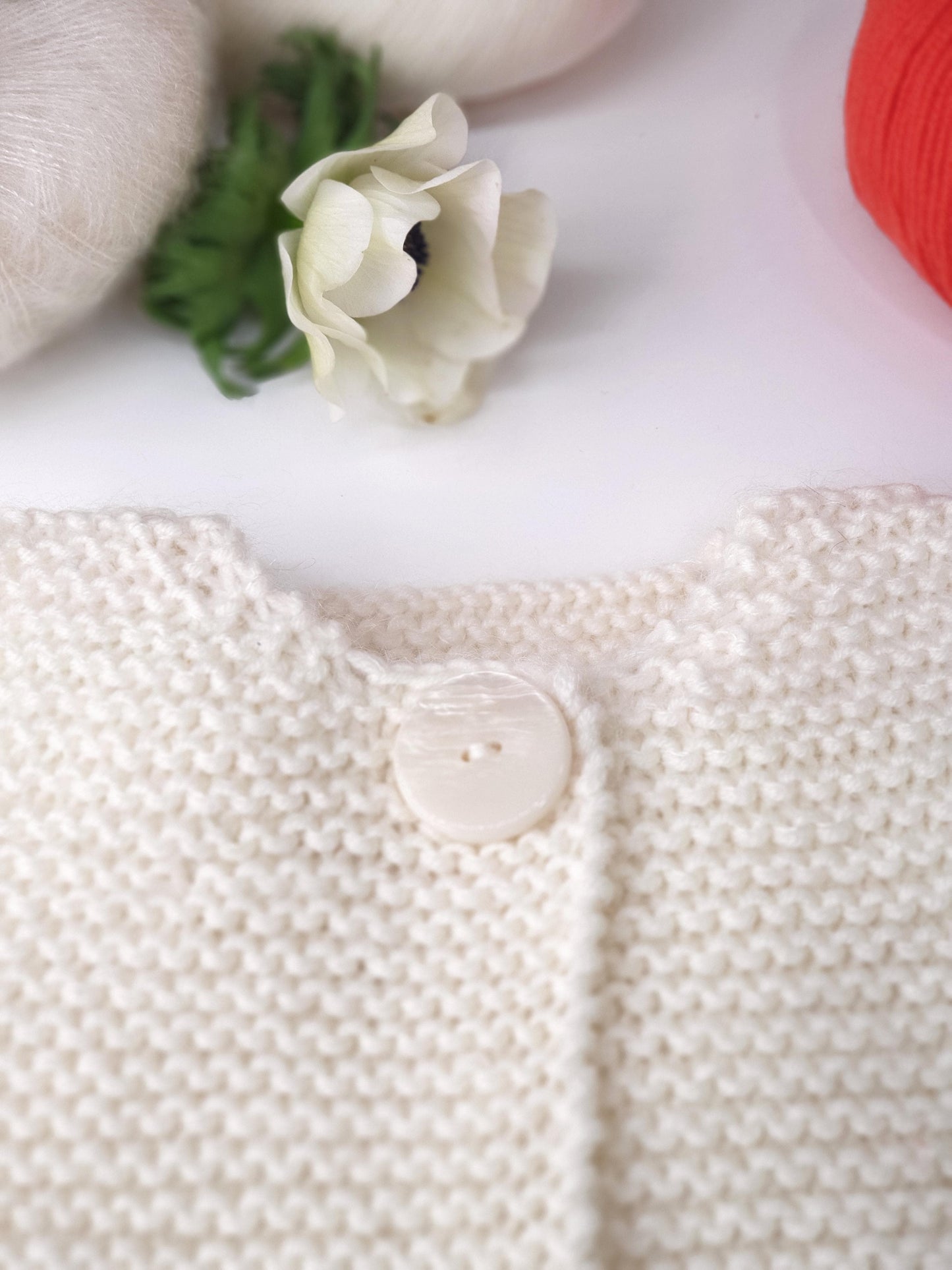 Gilet bébé Baobab à tricoter.