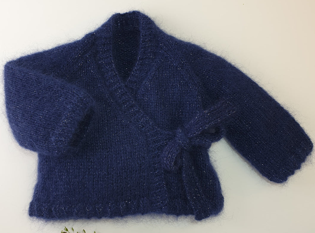 Cache-coeur bébé Charme à tricoter